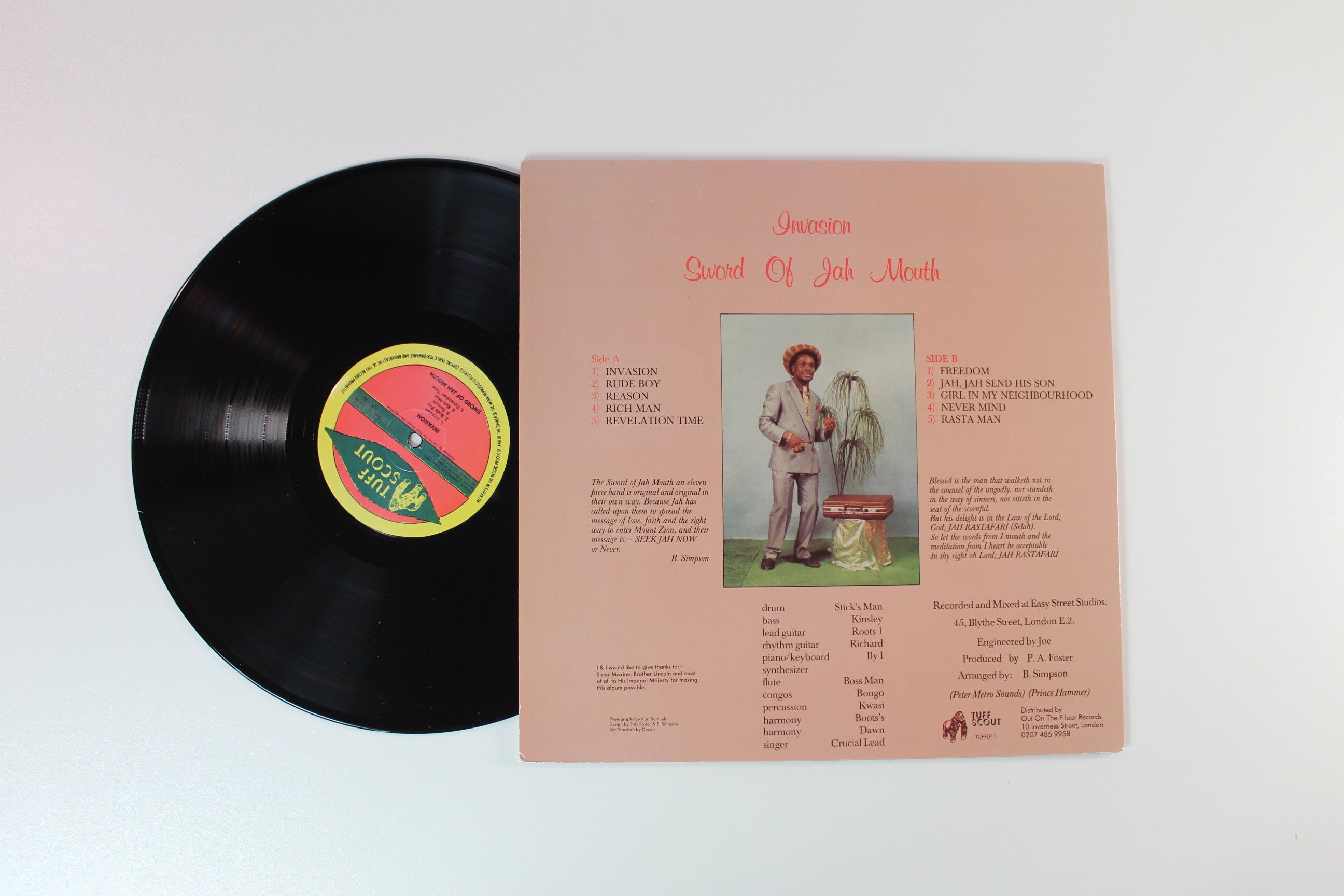 Sword Of Jah Mouth - Invasion on Tuff Scout Reissue