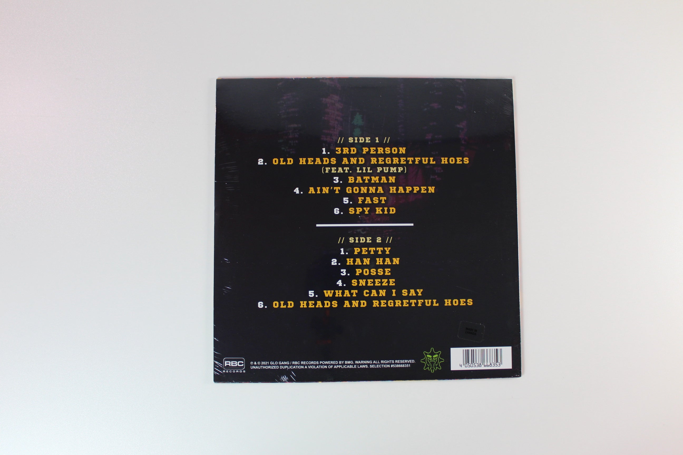Chief Keef - Glotoven on RBC Records - Sealed Glow In The Dark Vinyl