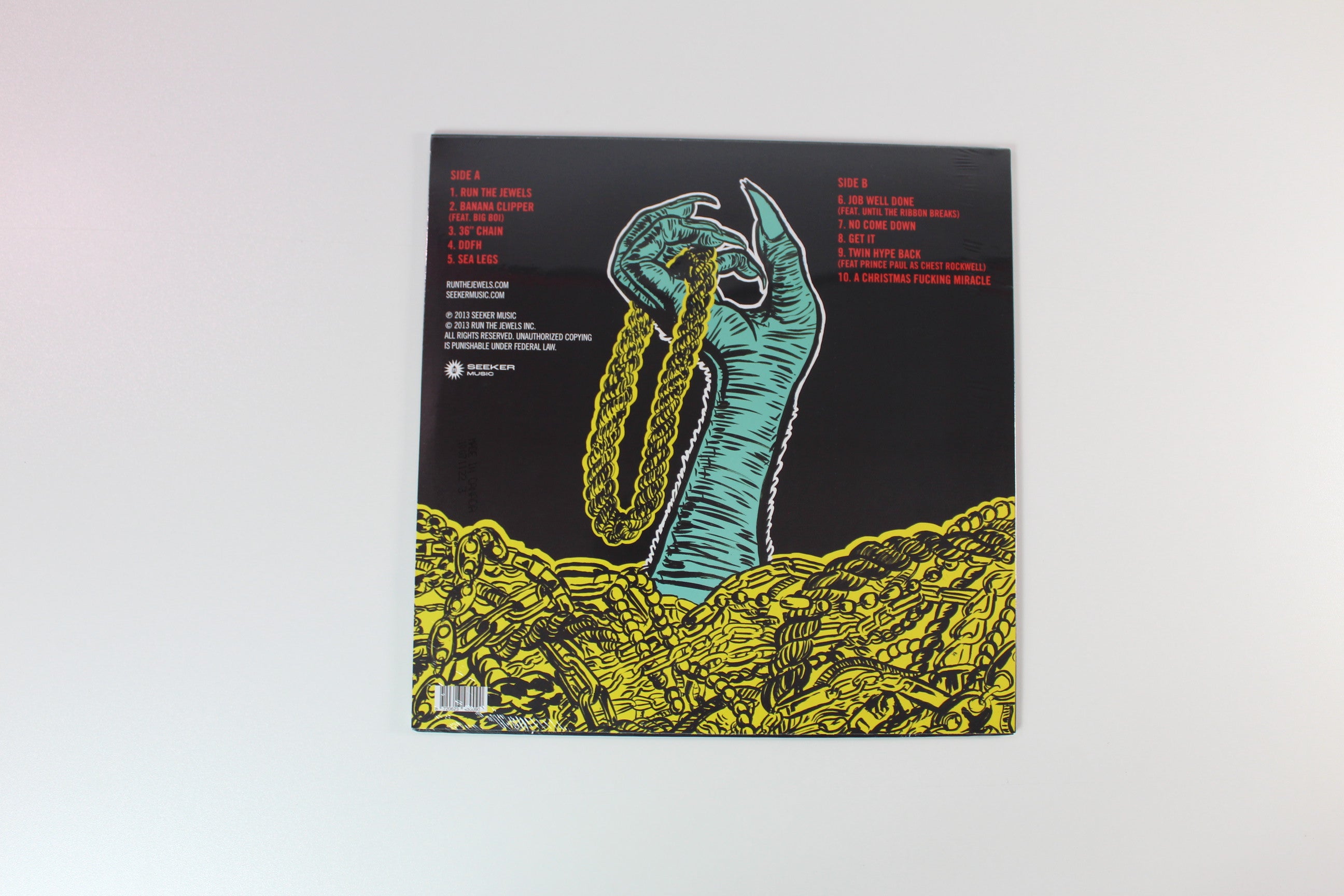 Run The Jewels - Run The Jewels on Seeker Music - Orange Vinyl Sealed