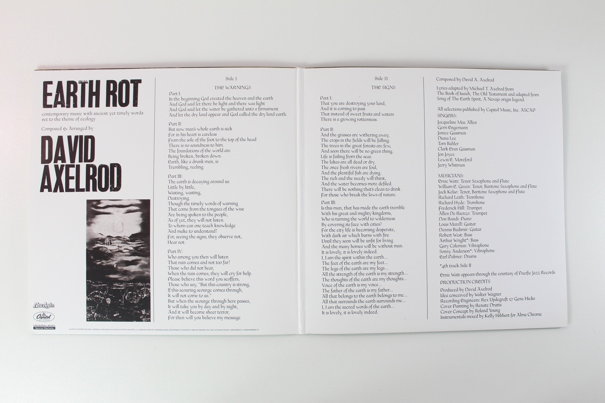 David Axelrod - Earth Rot on Now Again RSD BF 2018 Reissue