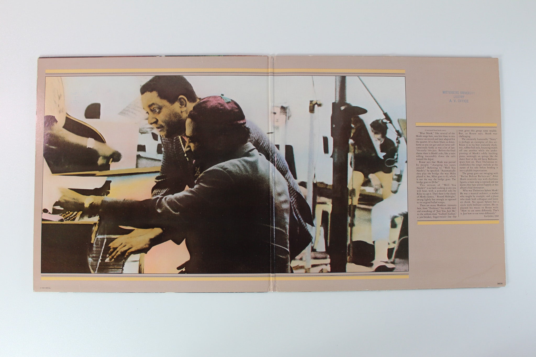 Thelonious Monk - Live At The It Club on Columbia