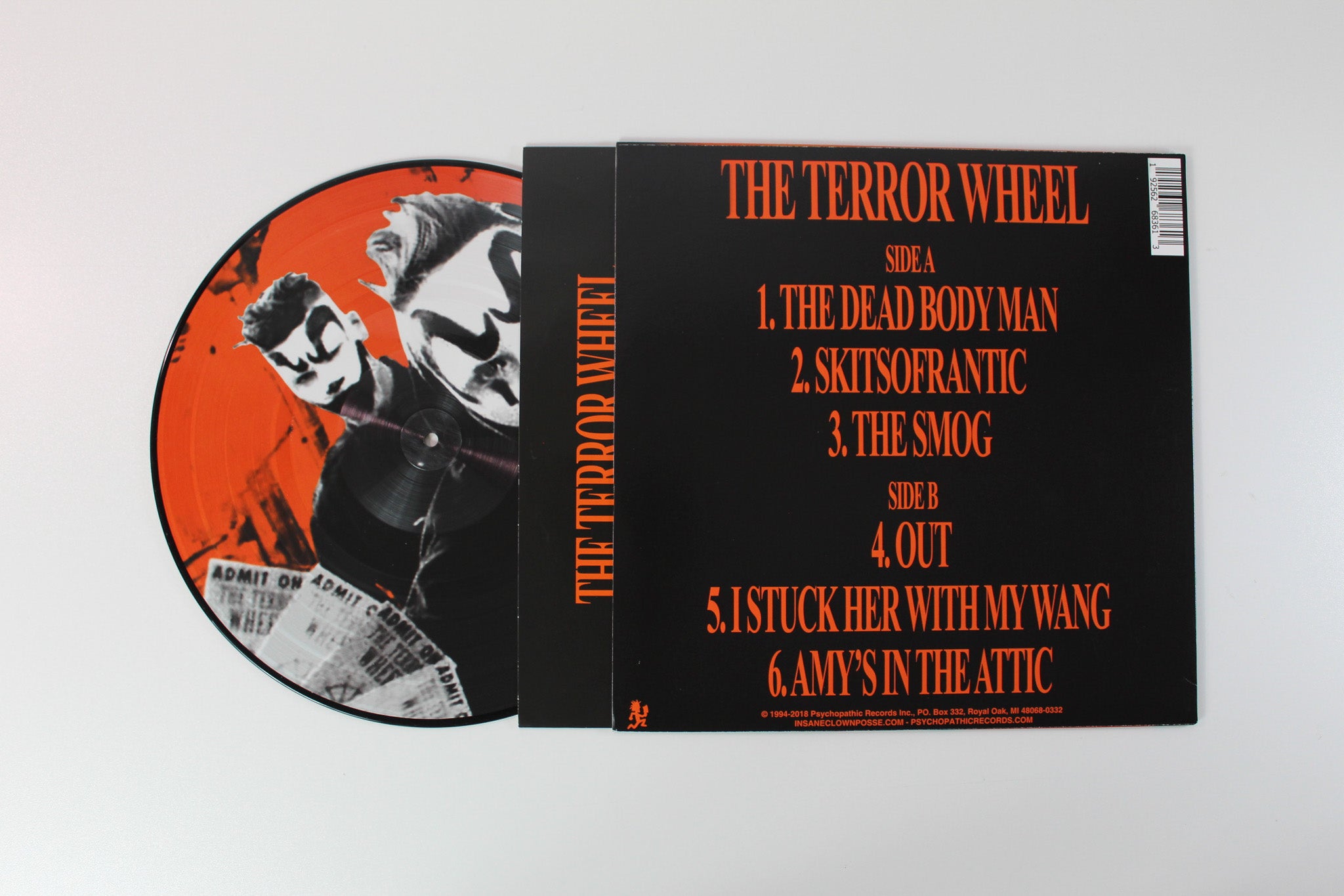 Insane Clown Posse - The Terror Wheel on Psychopathic Records Picture Disc