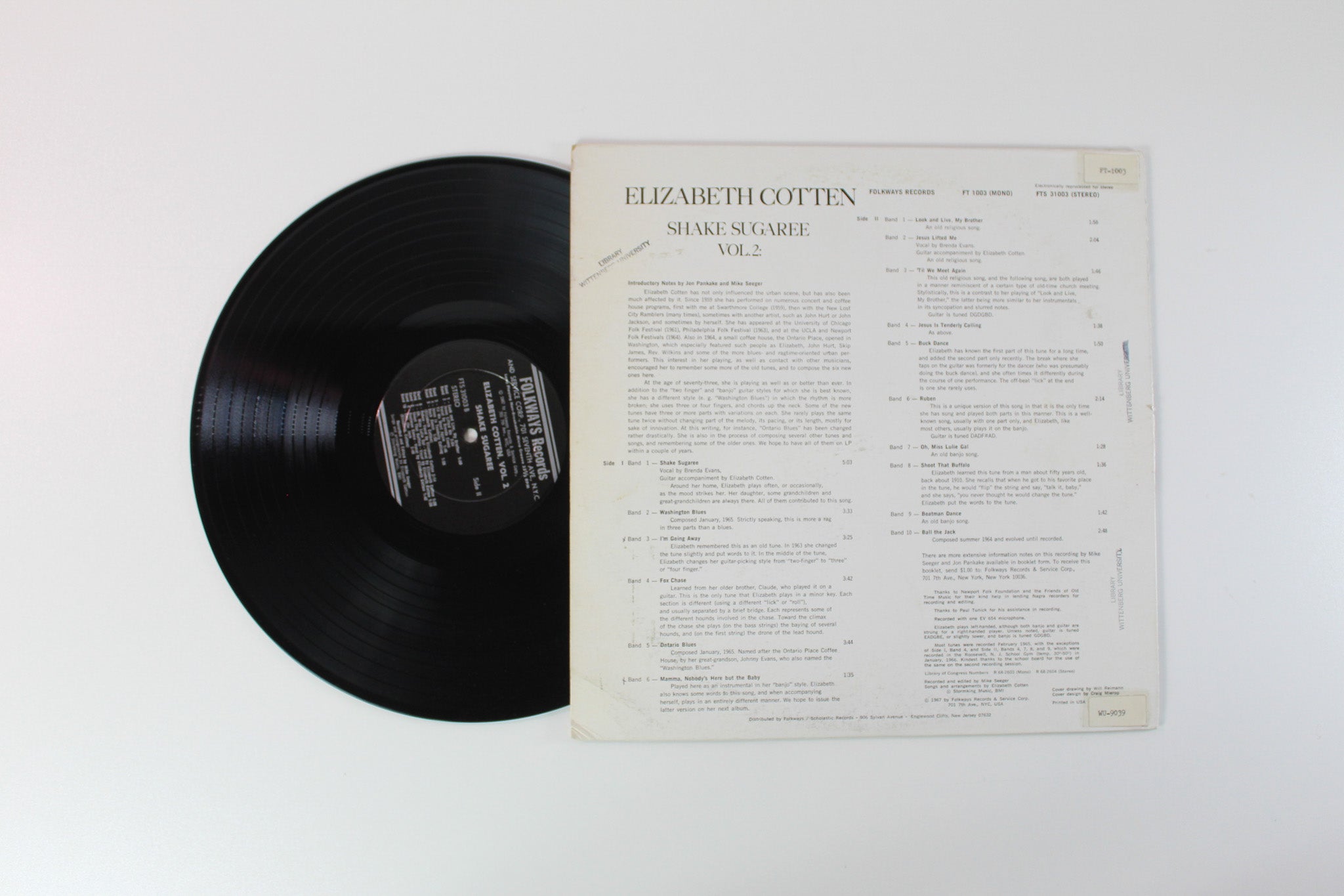 Elizabeth Cotten - Vol. 2: Shake Sugaree on Folkways