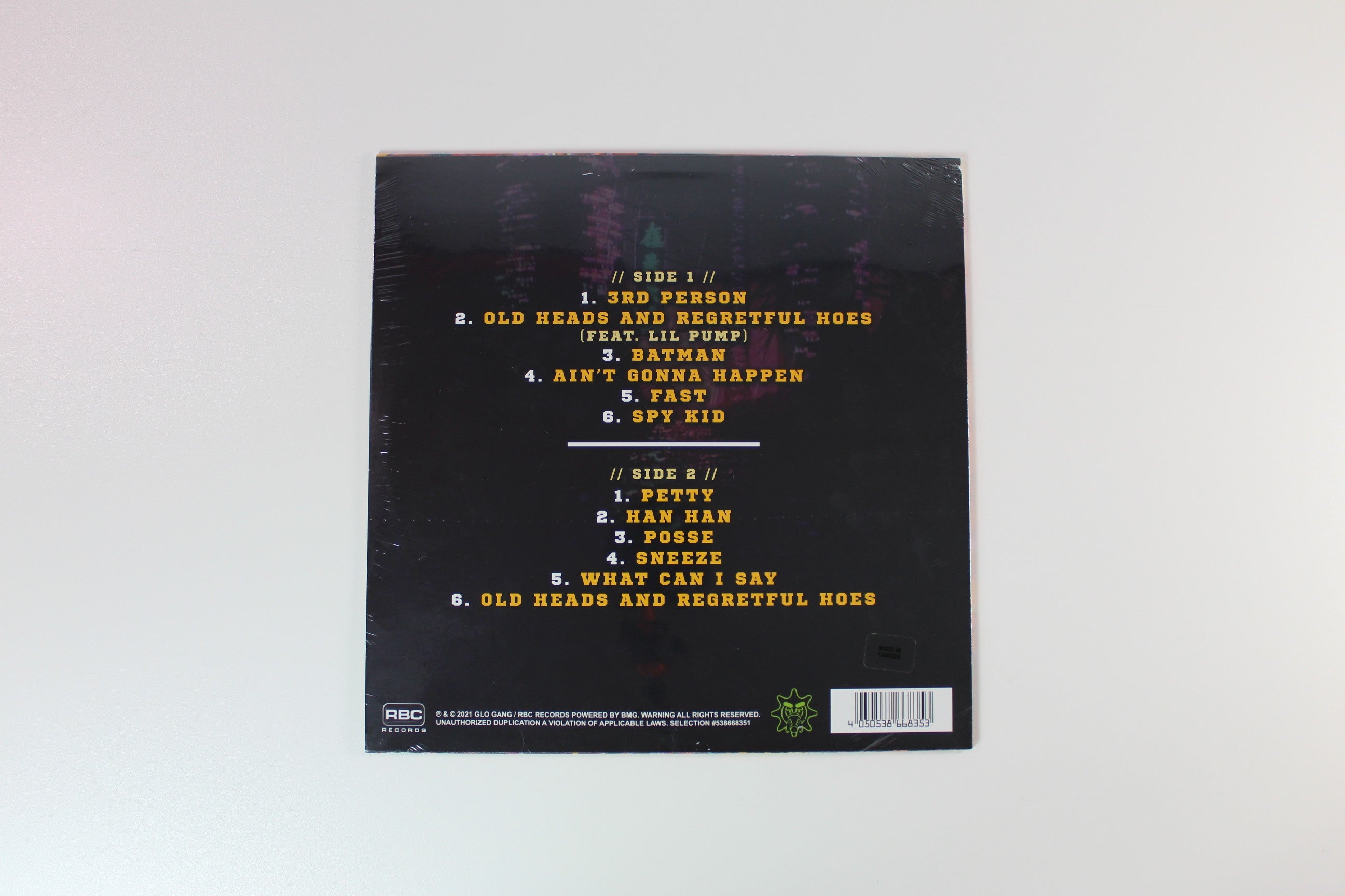 Chief Keef - Glotoven on RBC Records - Sealed Glow In The Dark Vinyl
