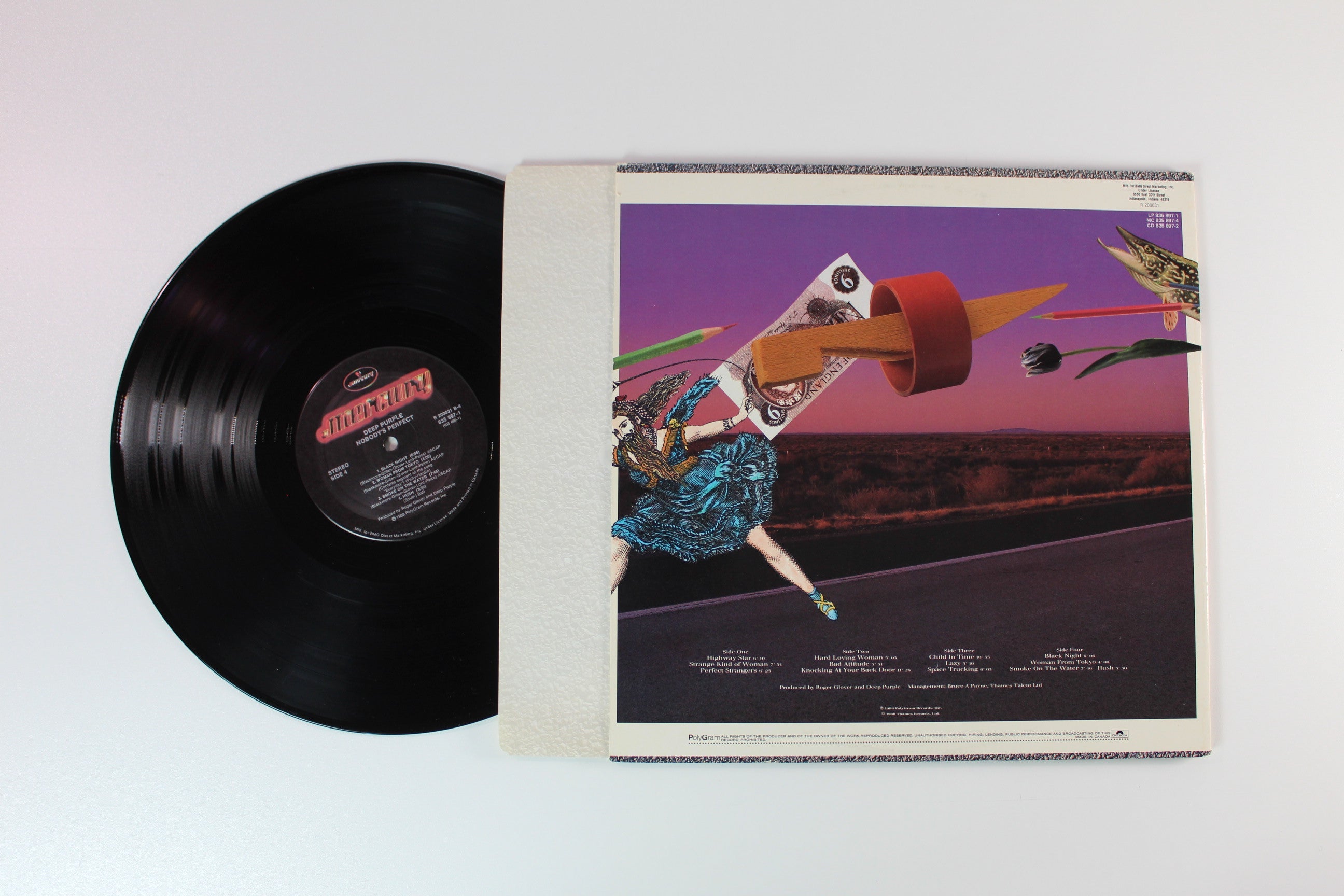 Deep Purple - Nobody's Perfect on Mercury