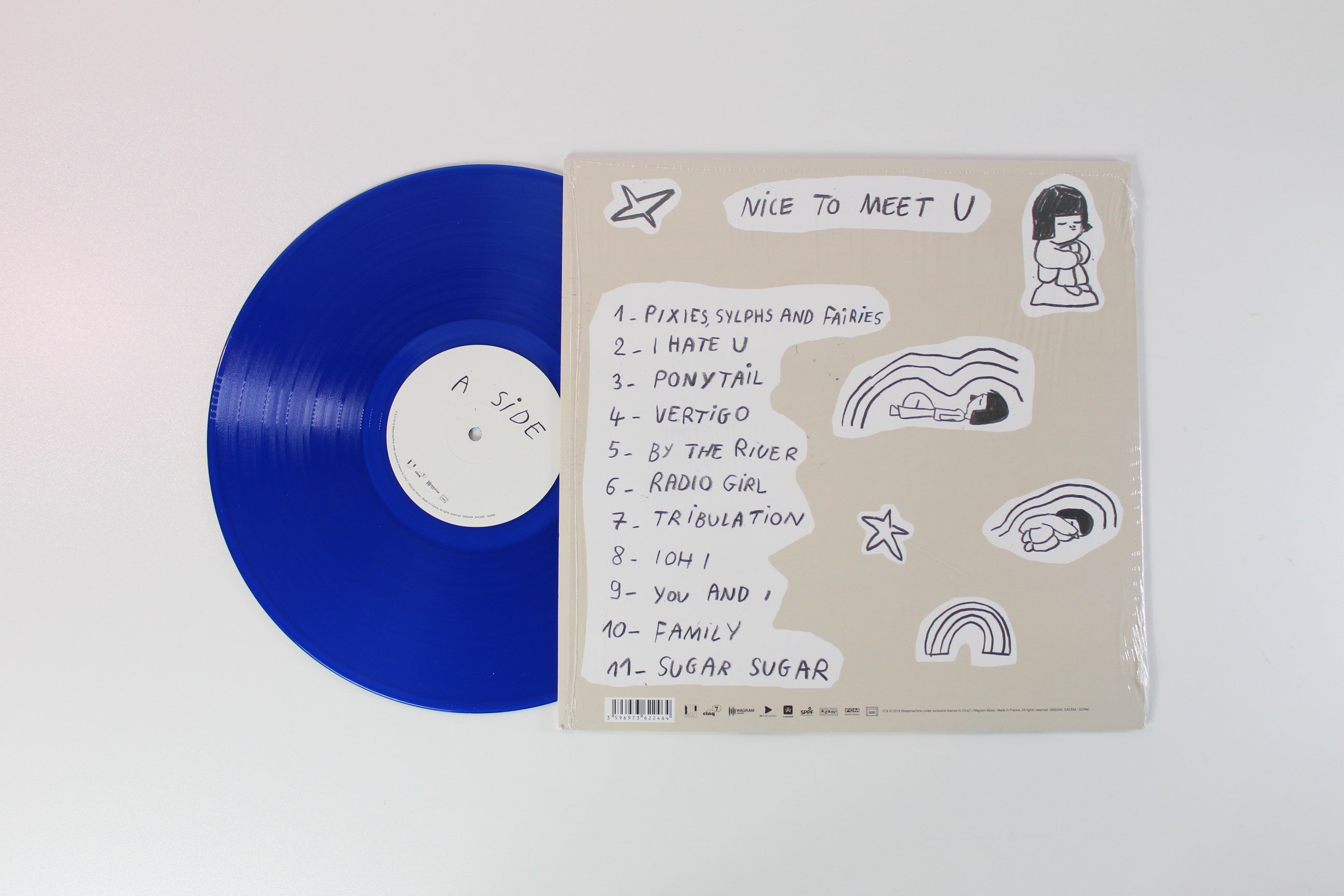 Pi Ja Ma - Nice To Meet U on Bleepmachine Blue Vinyl
