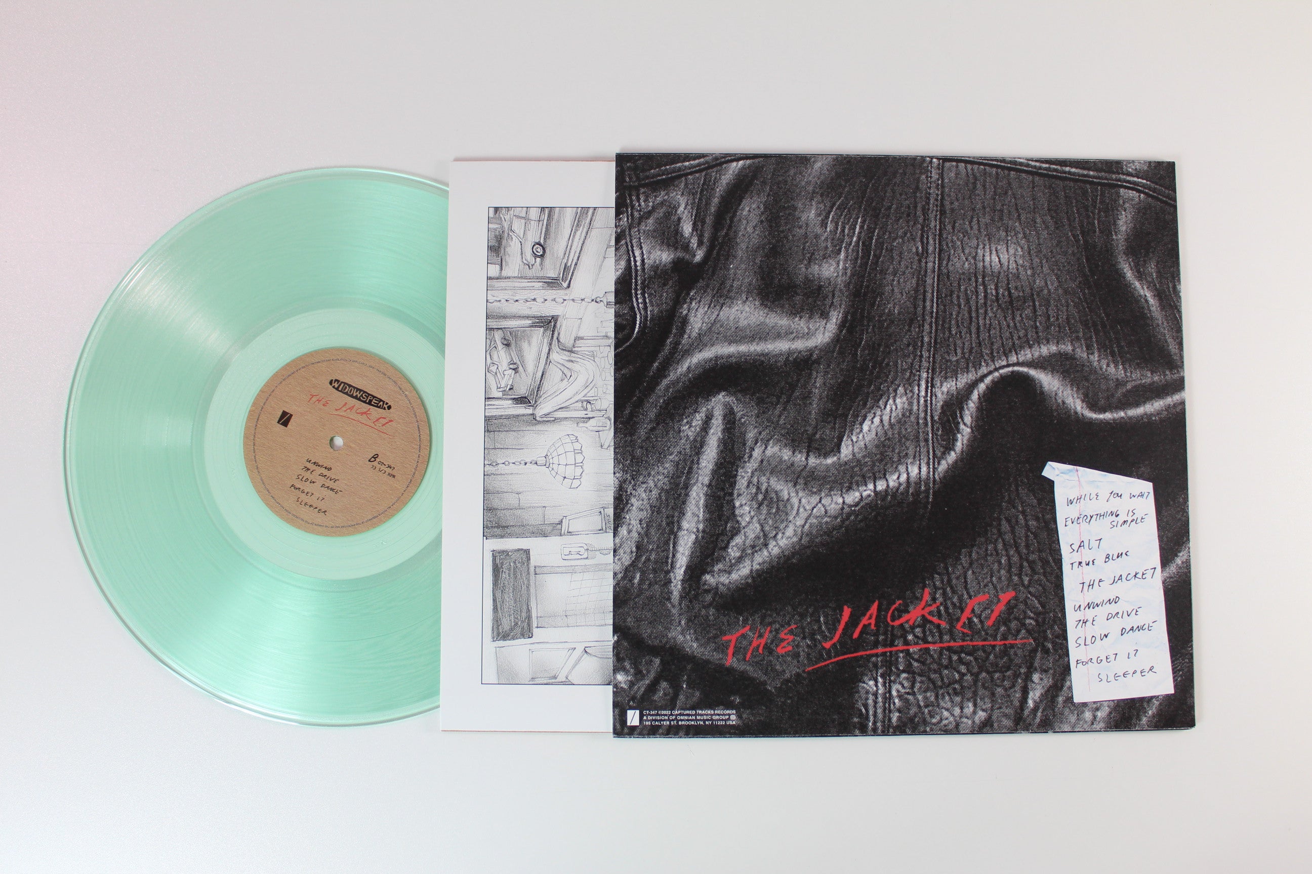 Widowspeak - The Jacket on Captured Tracks - Coke Bottle Clear Vinyl