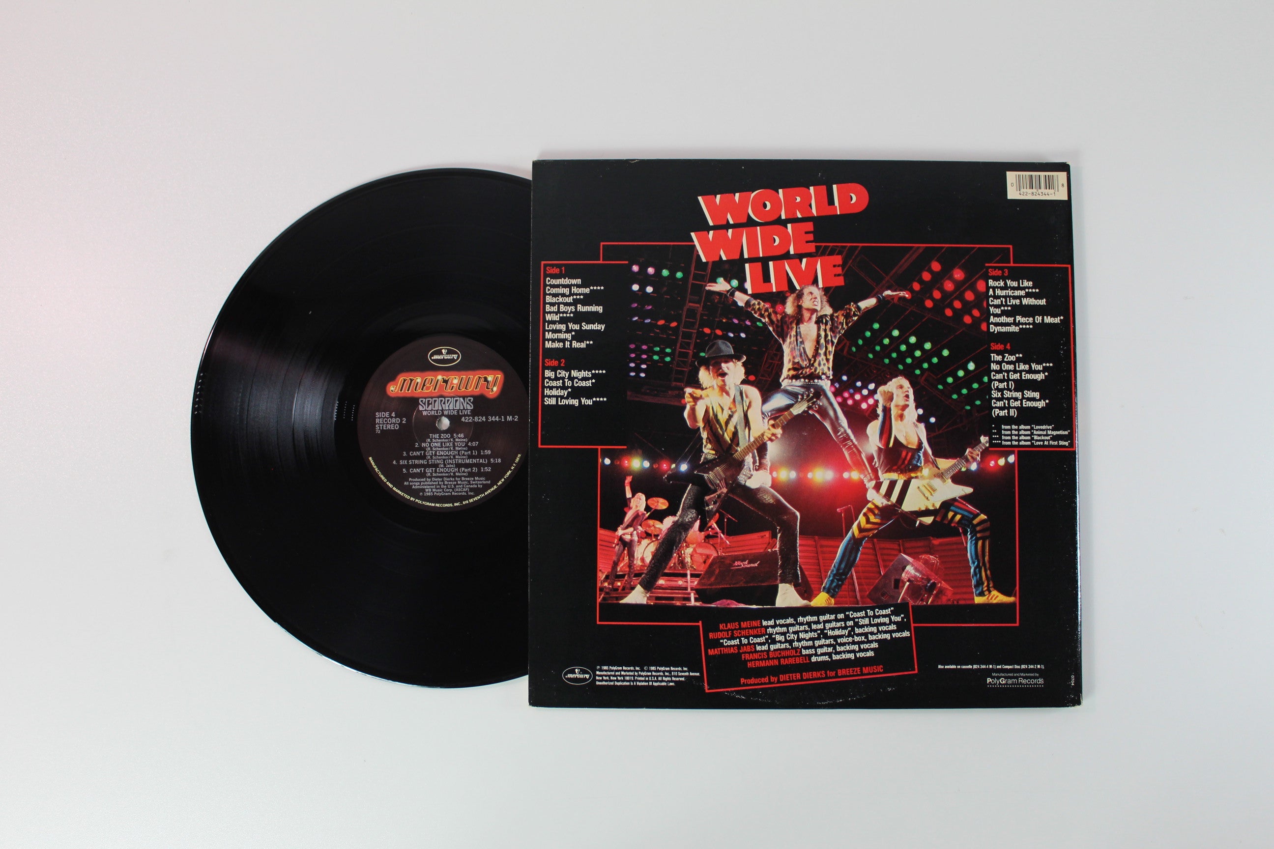 Scorpions - World Wide Live on Mercury