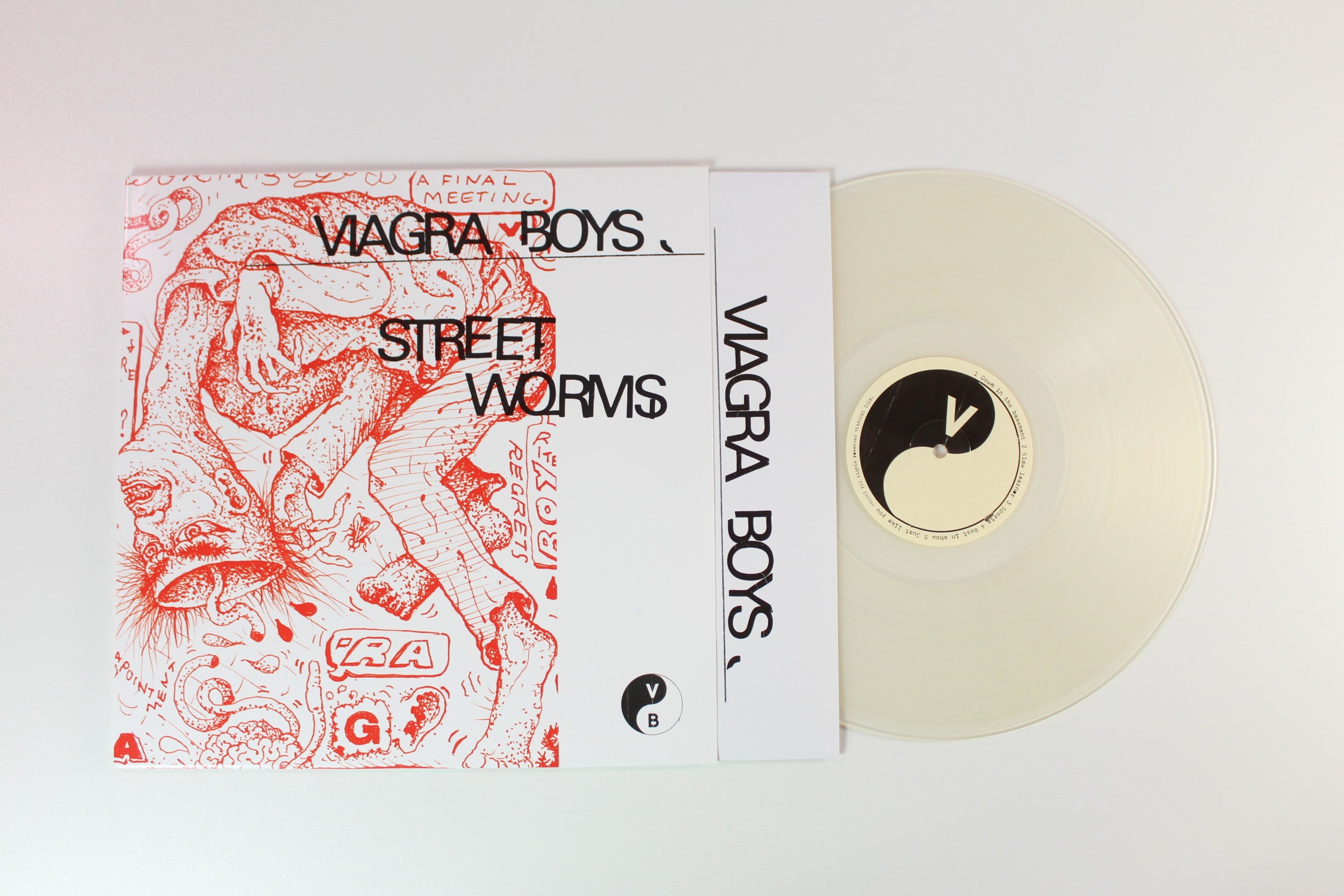 Viagra Boys - Street Worms on YEAR0001 - Clear Vinyl