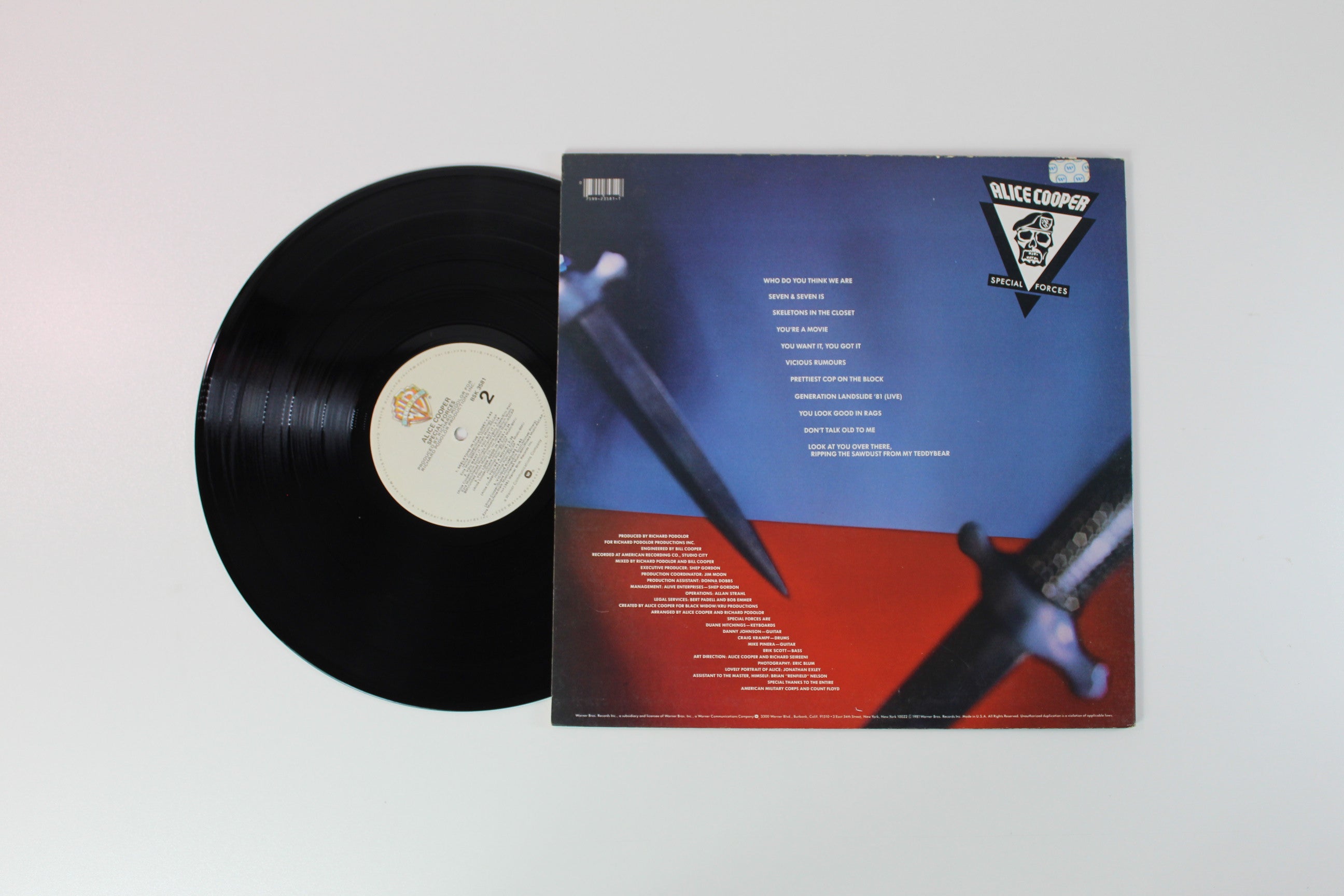 Alice Cooper - Special Forces on Warner Bros