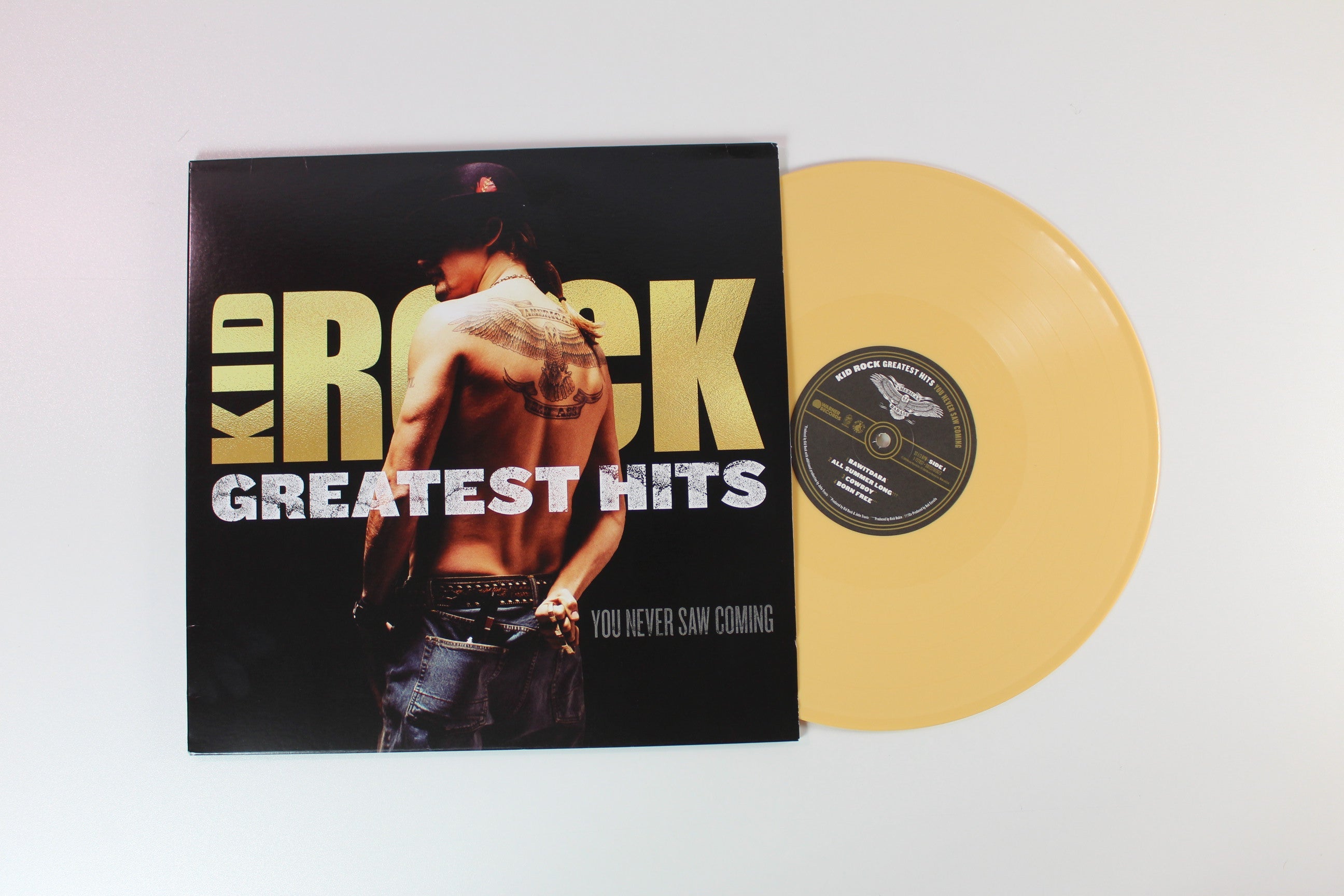 Kid Rock - Greatest Hits: You Never Saw Coming on Warner Records - Cowboy Gold Vinyl