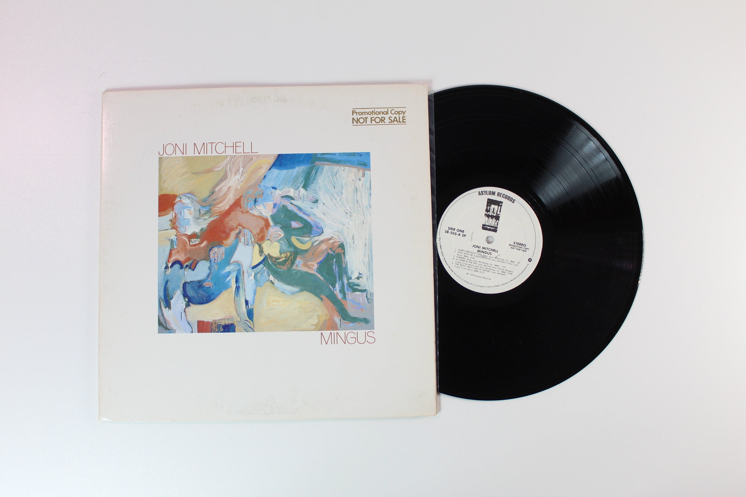 Joni Mitchell - Mingus on Asylum Records - Promo