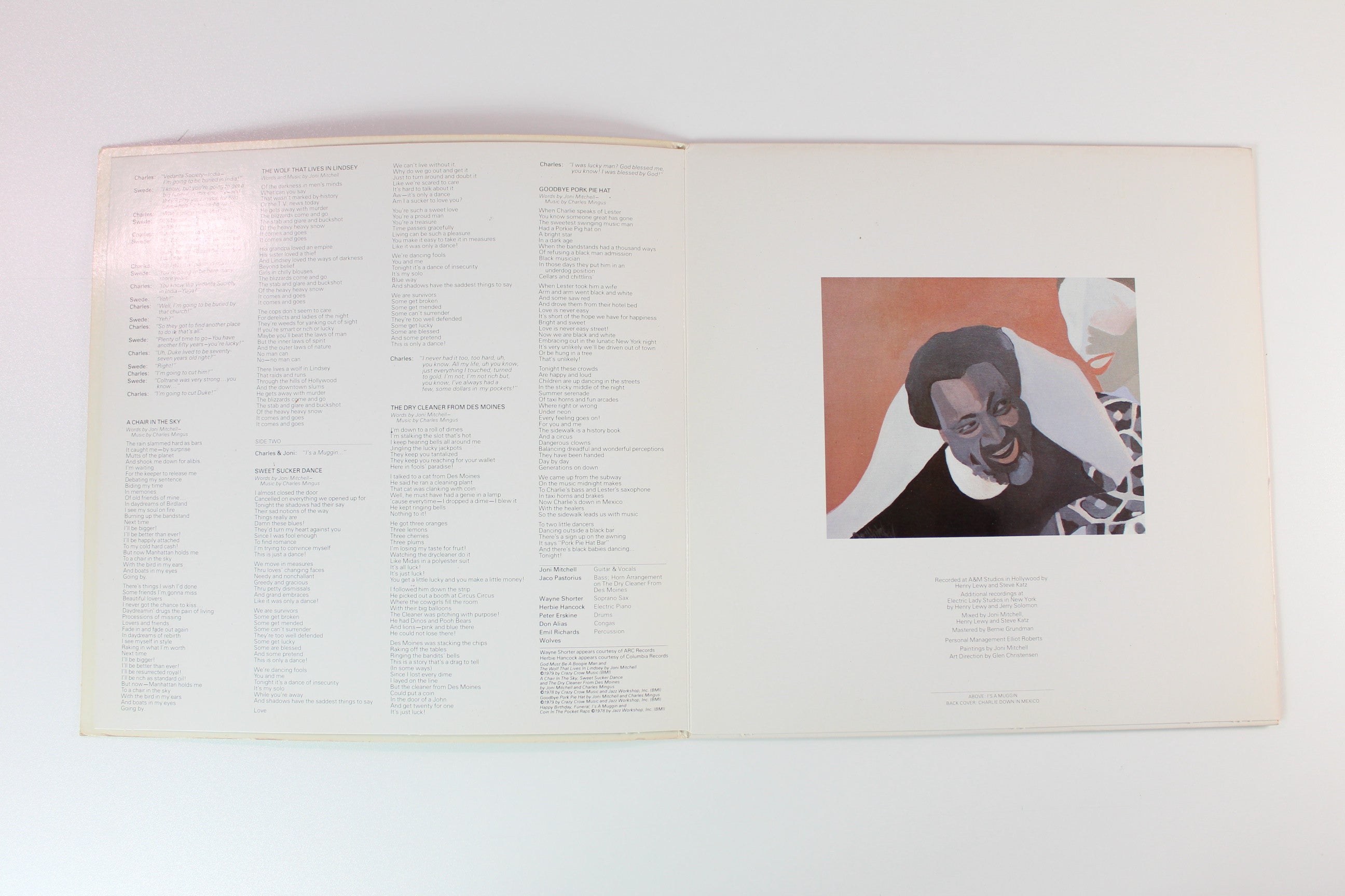 Joni Mitchell - Mingus on Asylum Records - Promo