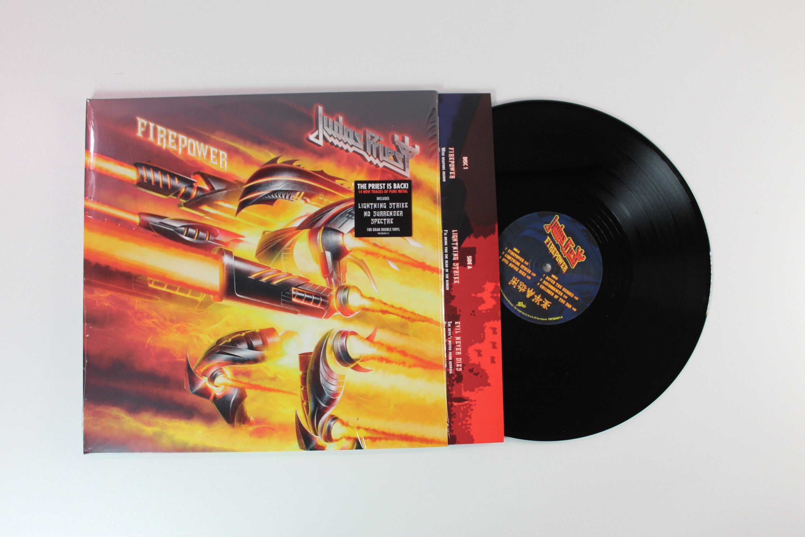 Judas Priest - Firepower on Columbia / Sony