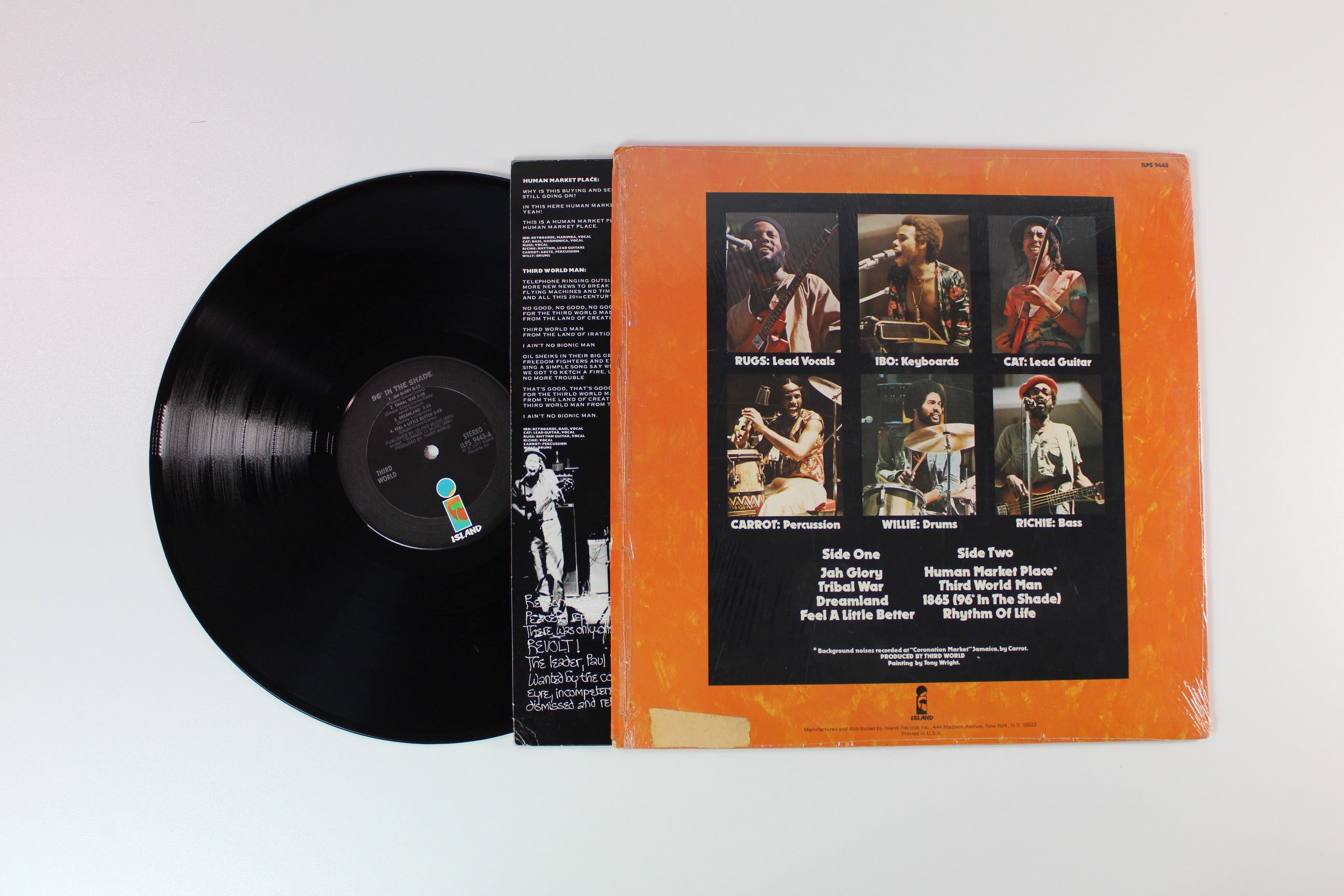 Third World - 96° In The Shade on Island Records