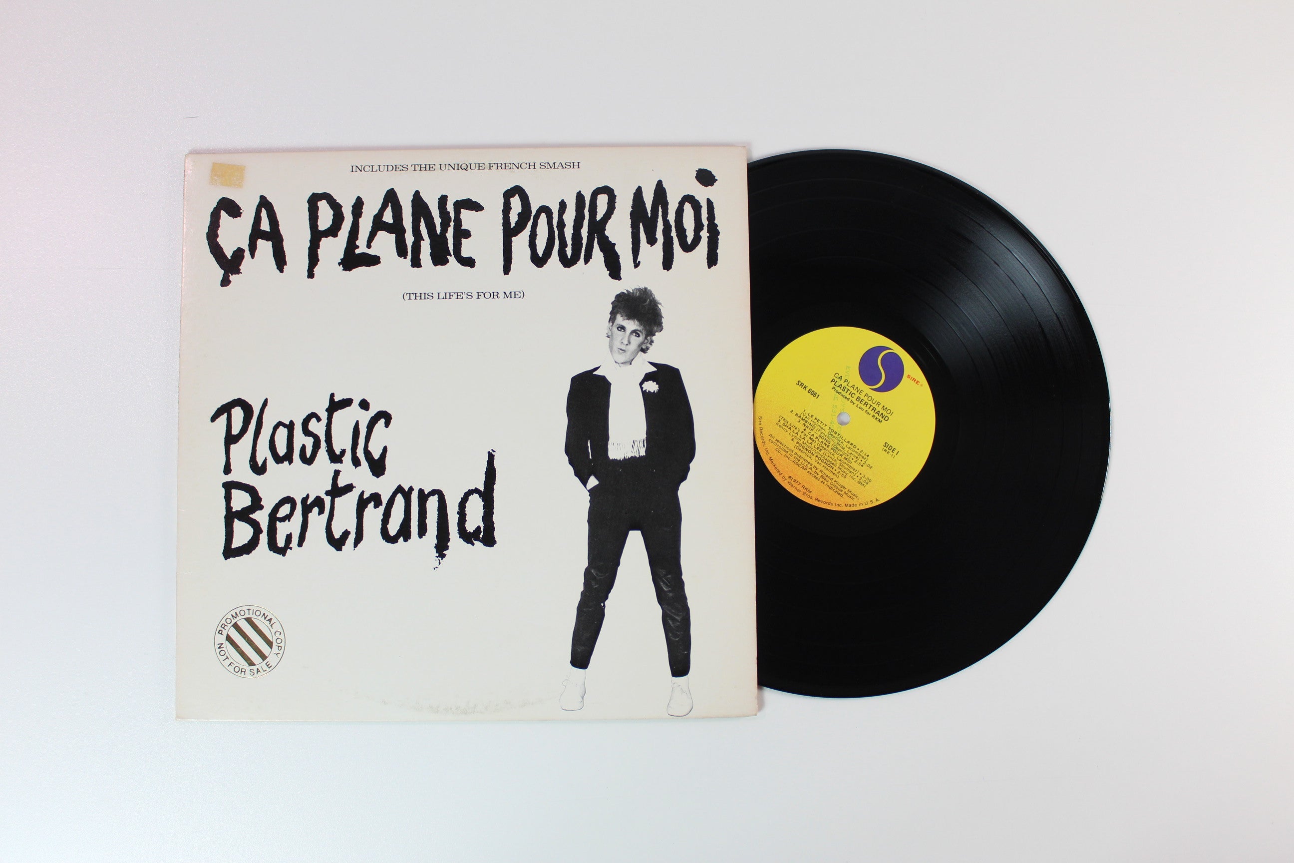 Plastic Bertrand - Ça Plane Pour Moi (This Life's For Me) on Sire