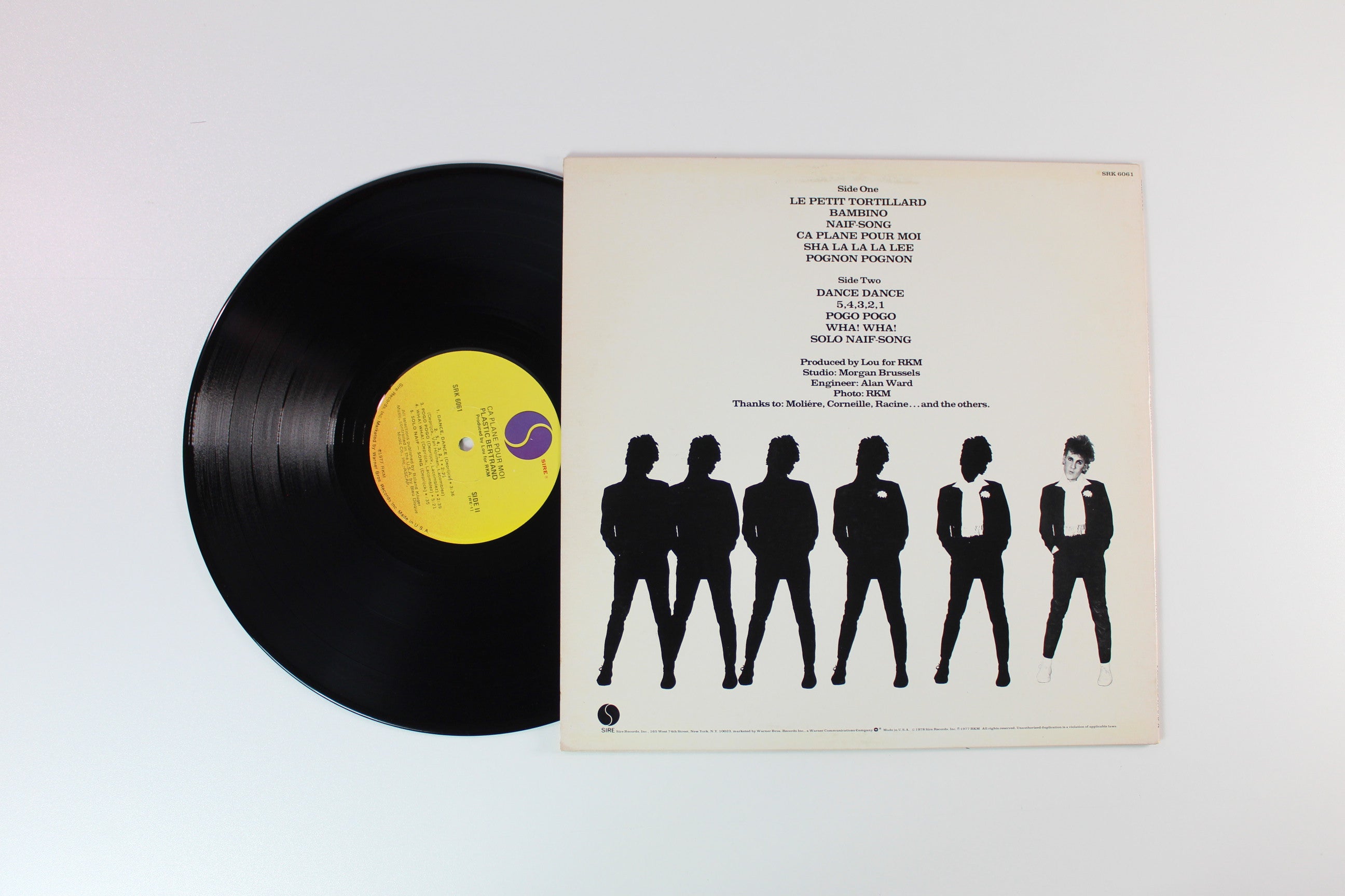 Plastic Bertrand - Ça Plane Pour Moi (This Life's For Me) on Sire