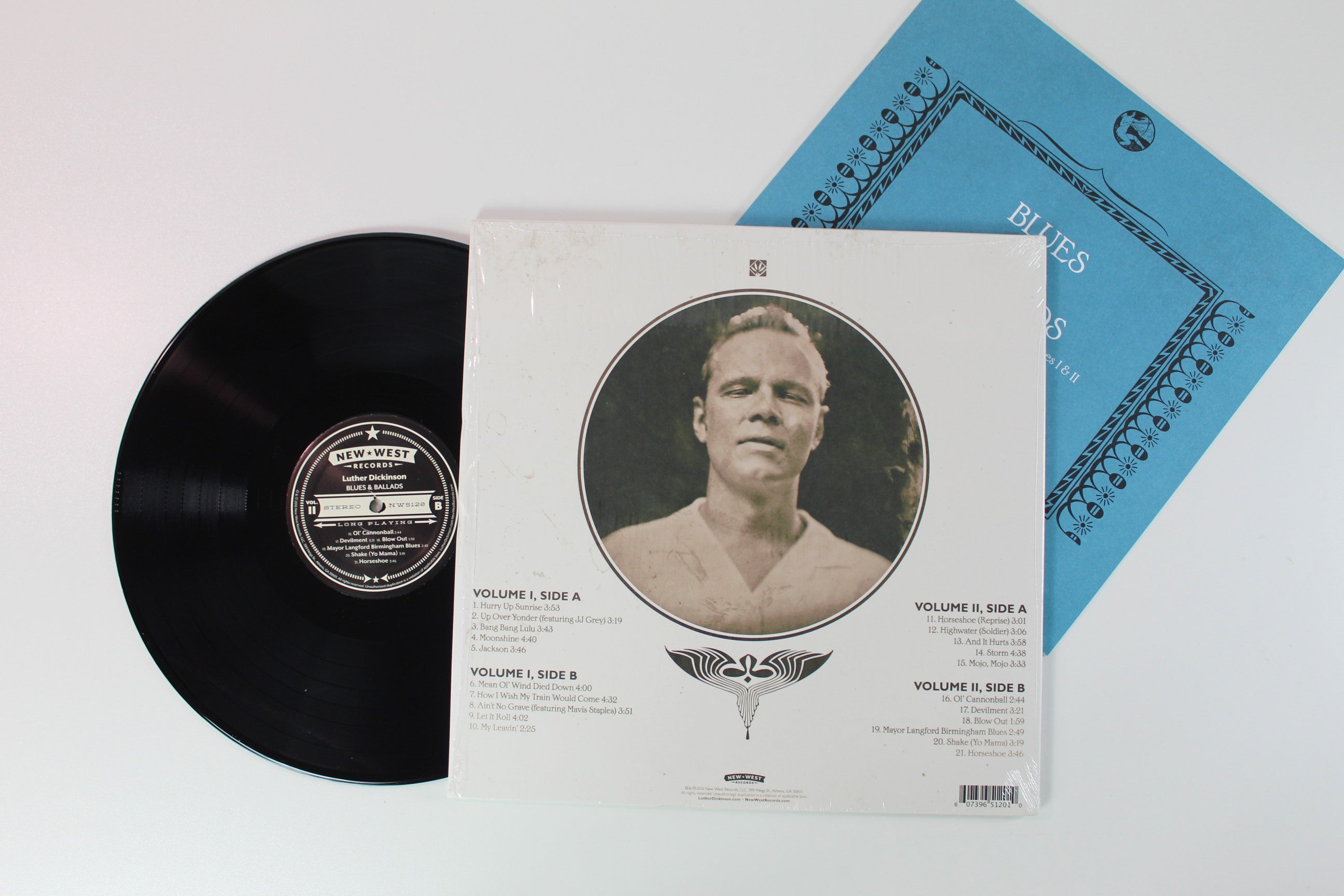 Luther Dickinson - Blues & Ballads (A Folksinger's Songbook: Volumes I & II) on New West Ltd 180 Gram