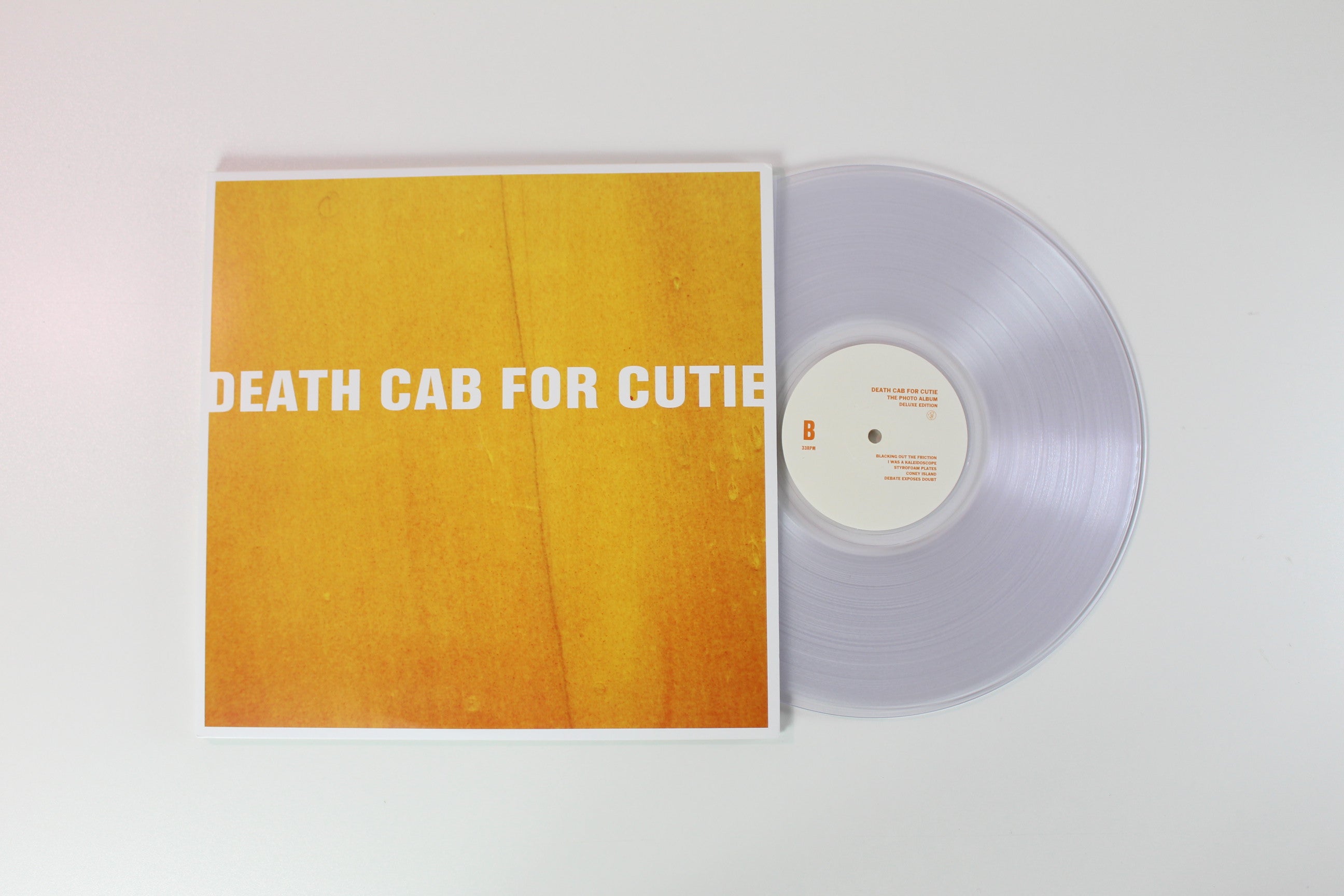 Death Cab For Cutie - The Photo Album on Barsuk Clear Vinyl Reissue