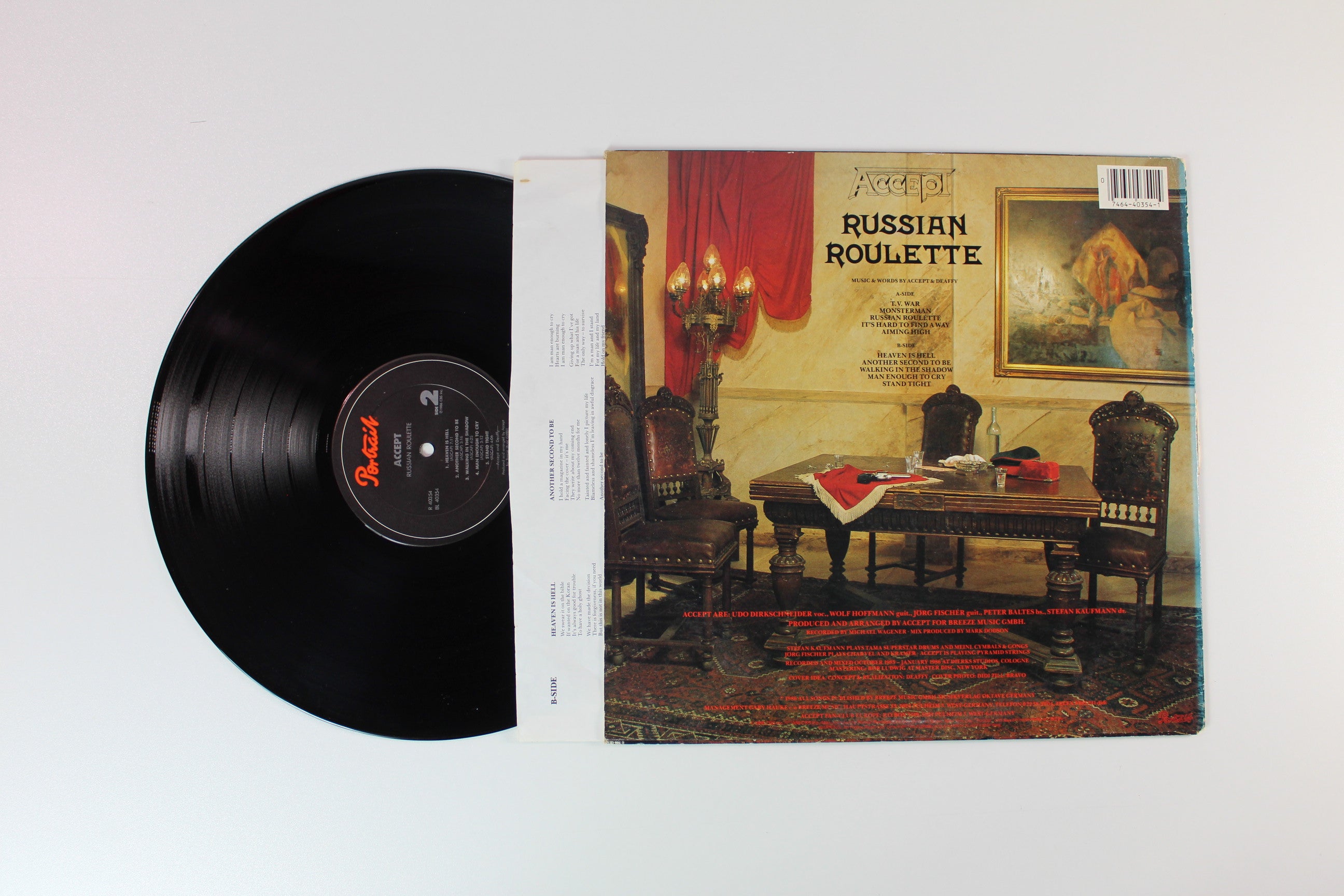 Accept - Russian Roulette on Portrait