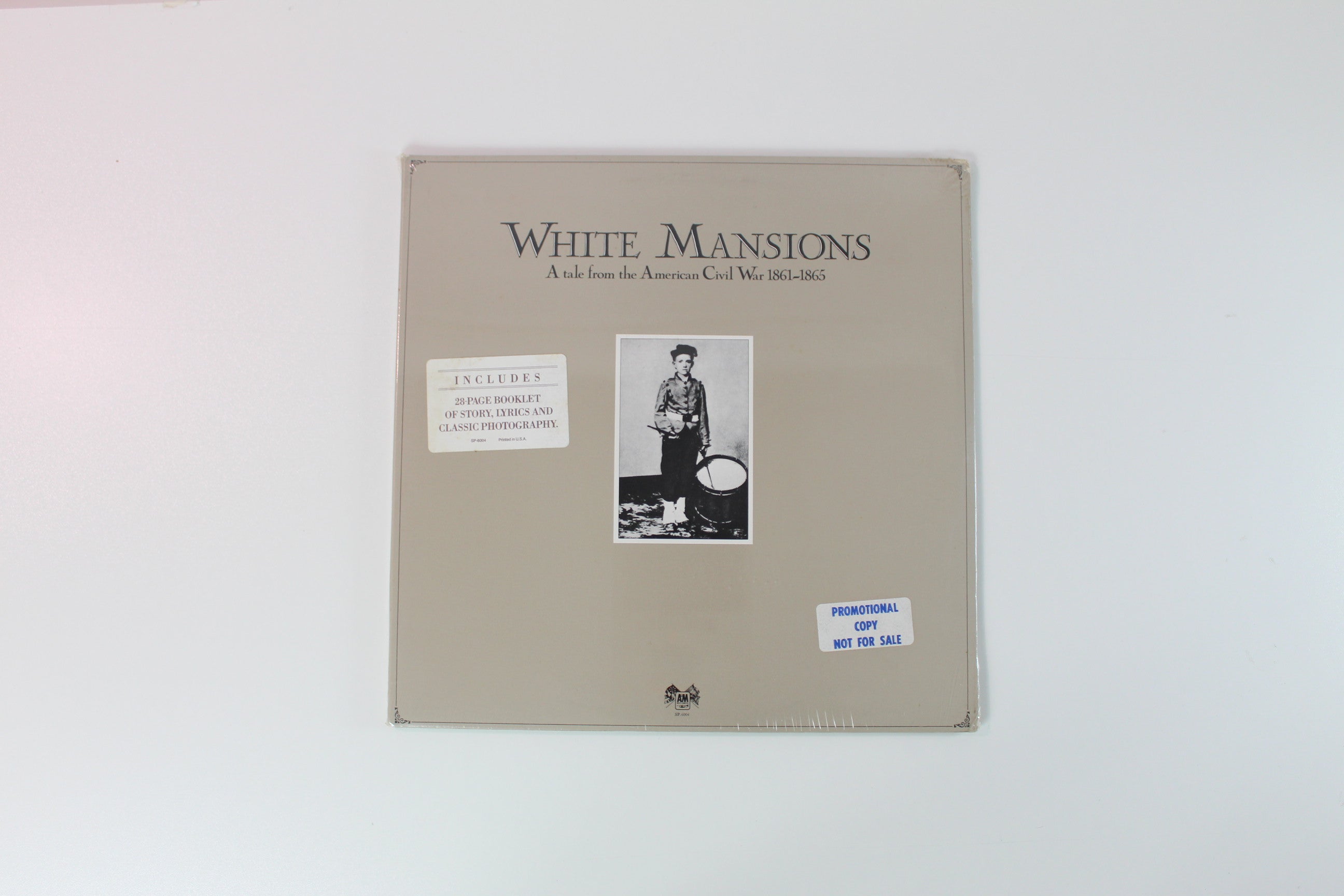 Various - White Mansions - A Tale From The American Civil War 1861-1865 on A&M Promo Sealed