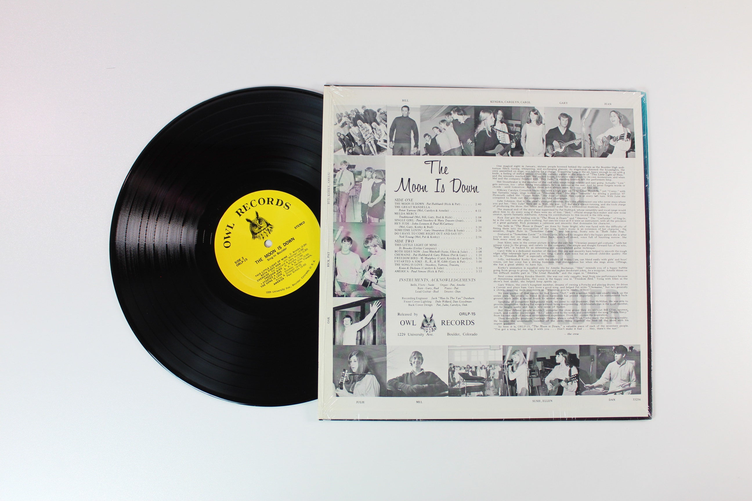 Sing-In Boulder - The Moon Is Down on Owl Records