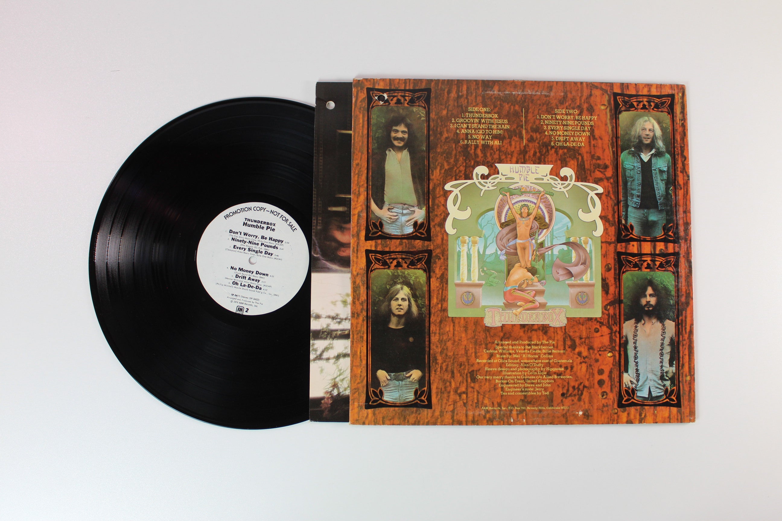 Humble Pie - Thunderbox on A&M Records - Promo