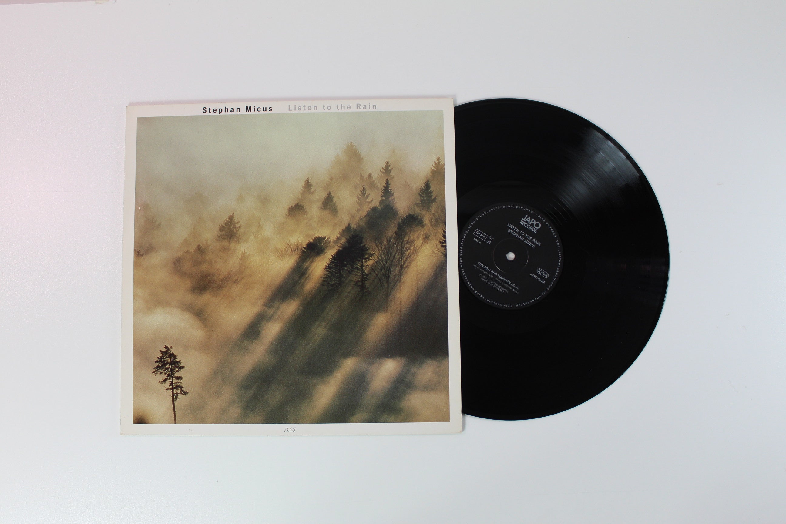 Stephan Micus - Listen To The Rain on JAPO / ECM German Pressing