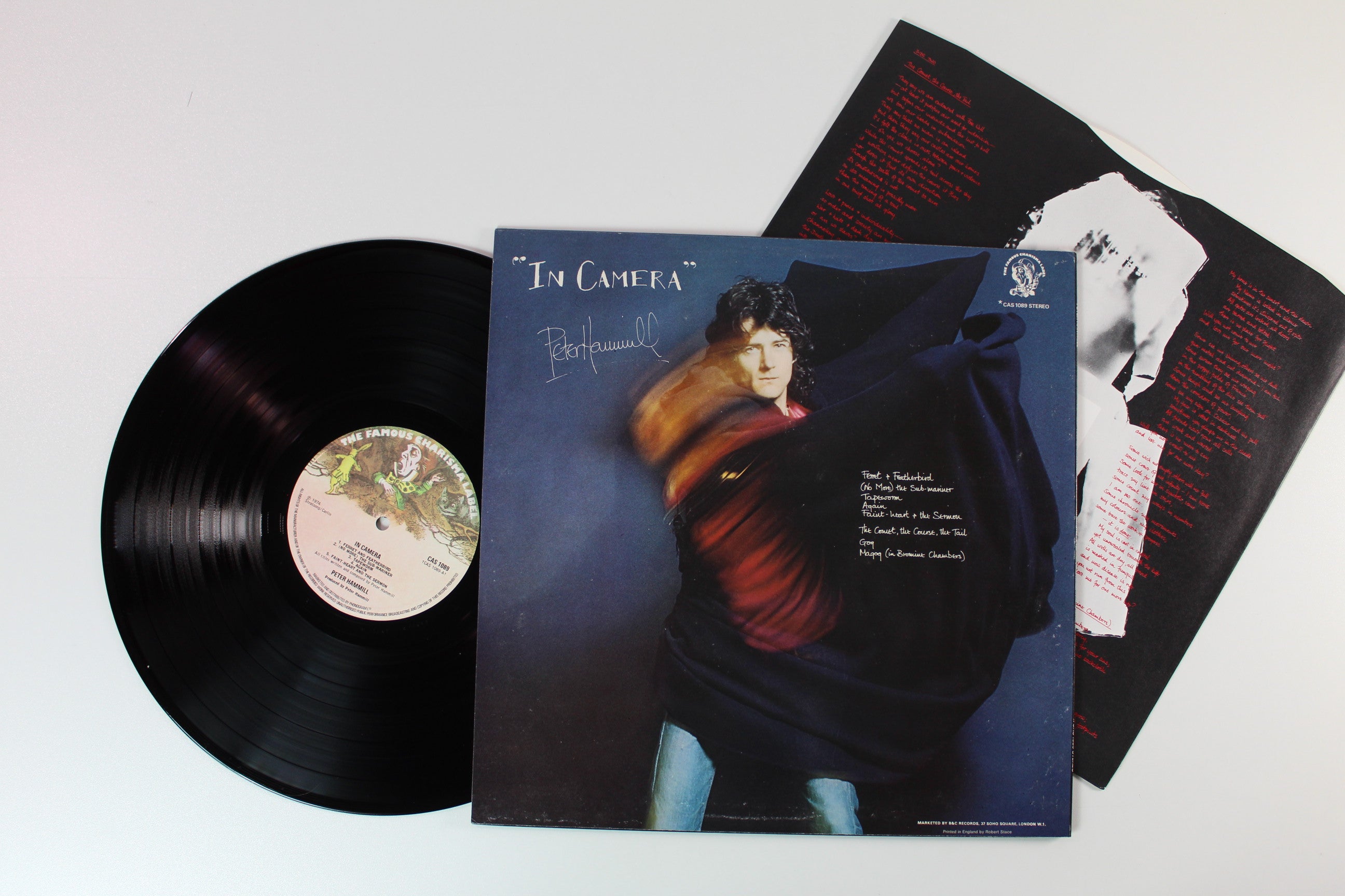 Peter Hammill - In Camera on Charisma UK pressing