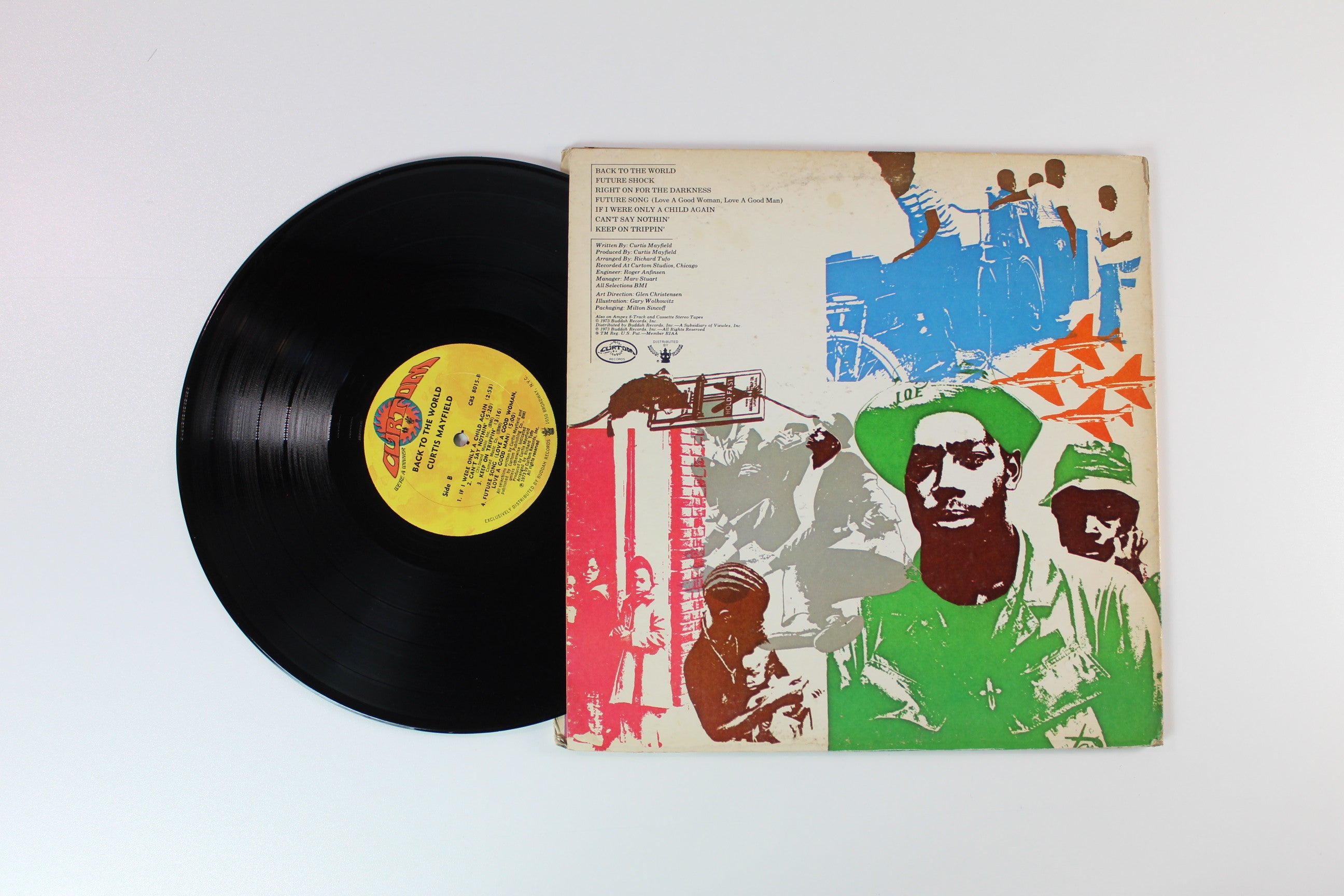Curtis Mayfield - Back To The World on Curtom