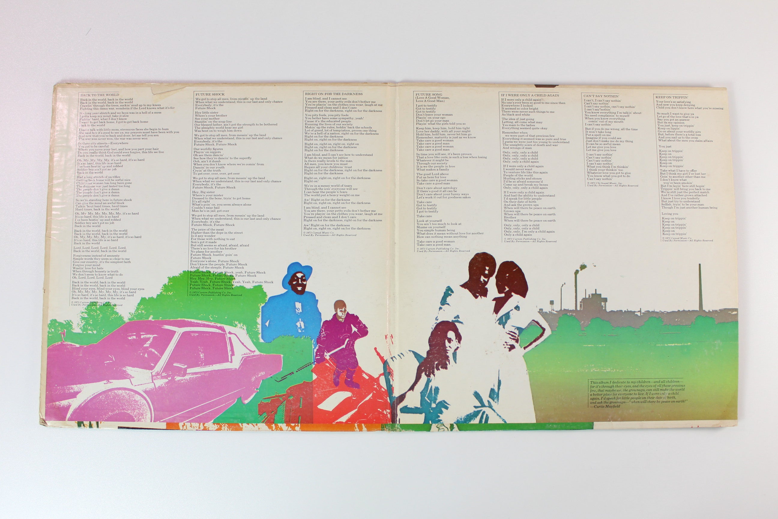 Curtis Mayfield - Back To The World on Curtom