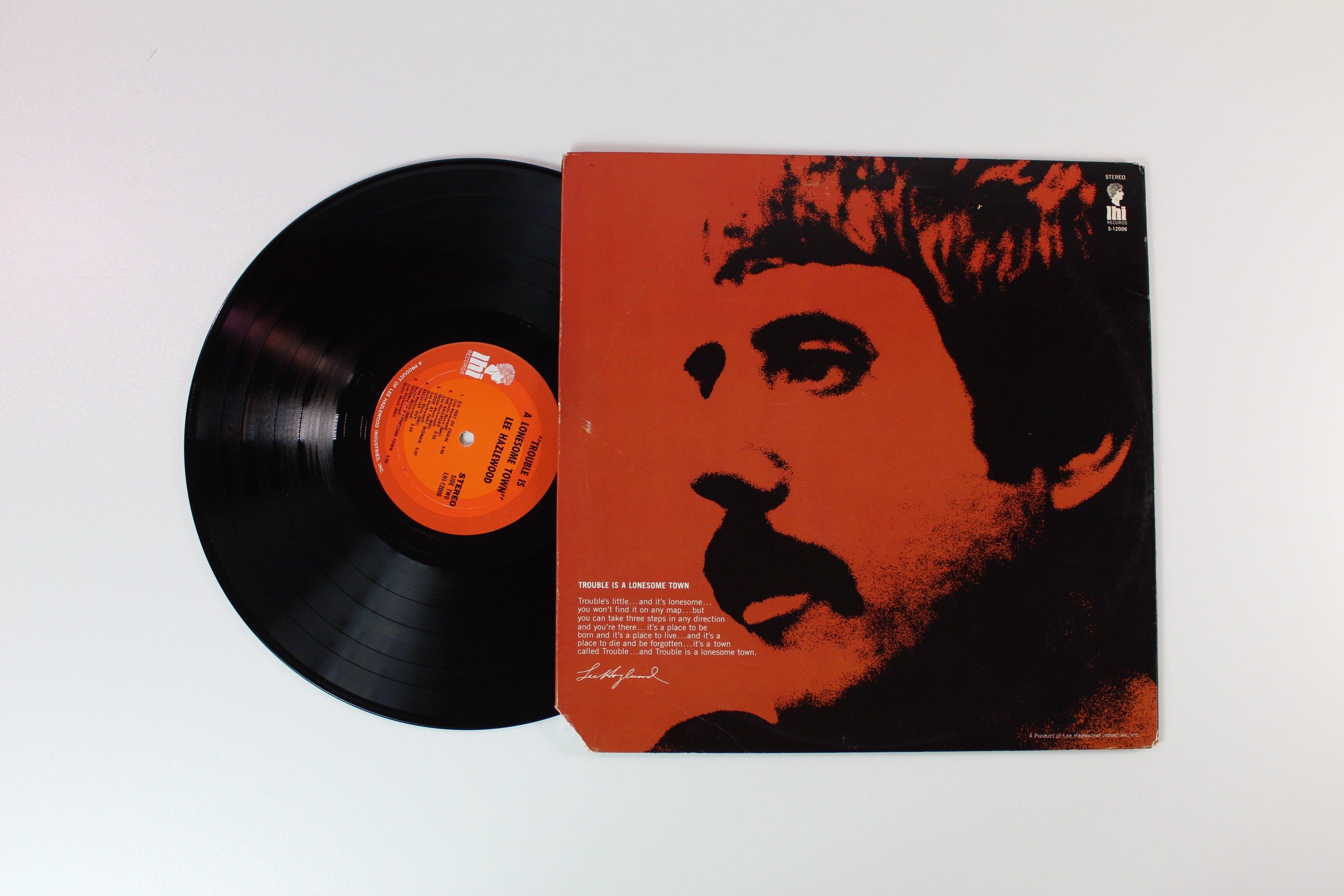 Lee Hazlewood - Trouble Is A Lonesome Town on LHI Records