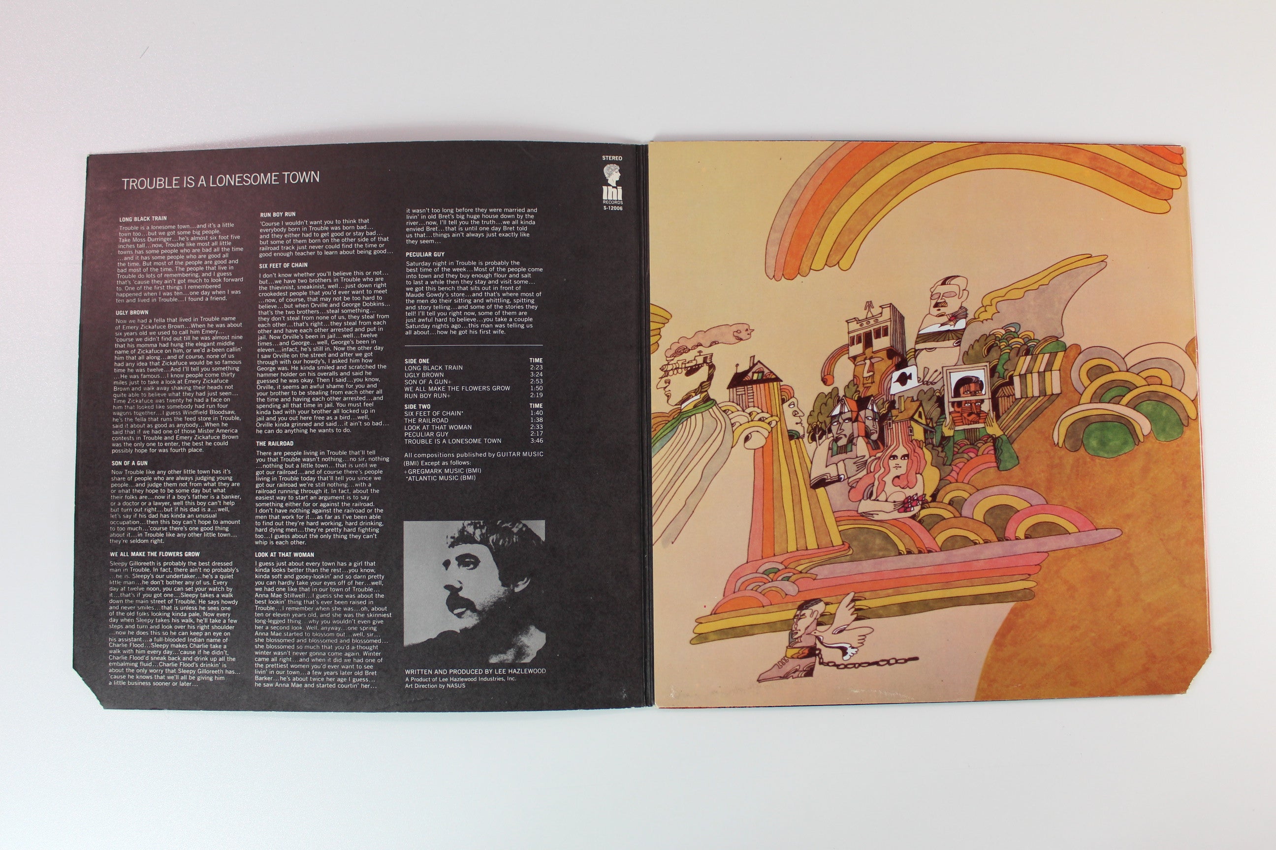 Lee Hazlewood - Trouble Is A Lonesome Town on LHI Records
