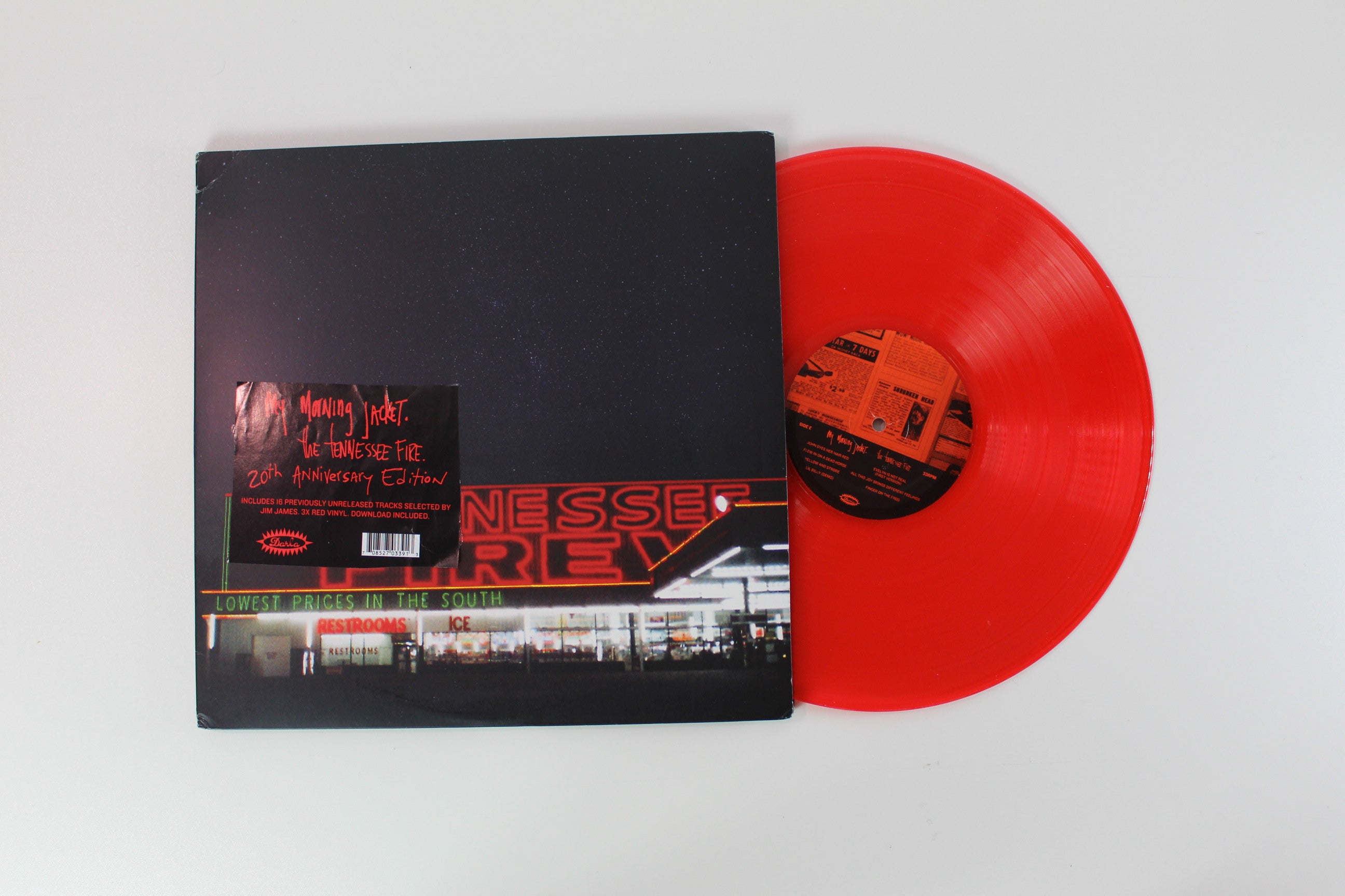 My Morning Jacket - The Tennessee Fire: 20th Anniversary Edition on Darla Records – Deluxe Edition – Red Vinyl – Reissue