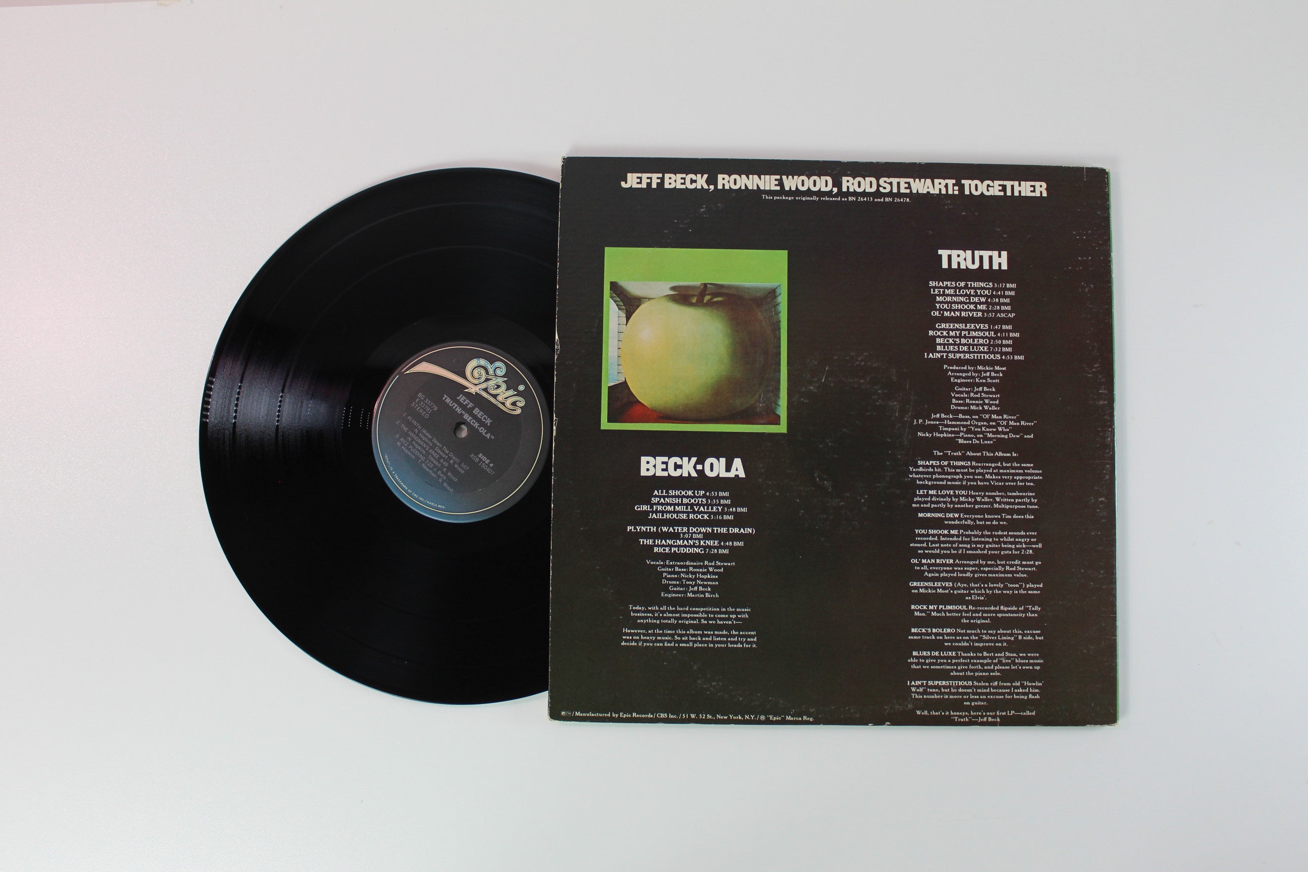 Jeff Beck - Truth / Beck-Ola on Epic Reissue
