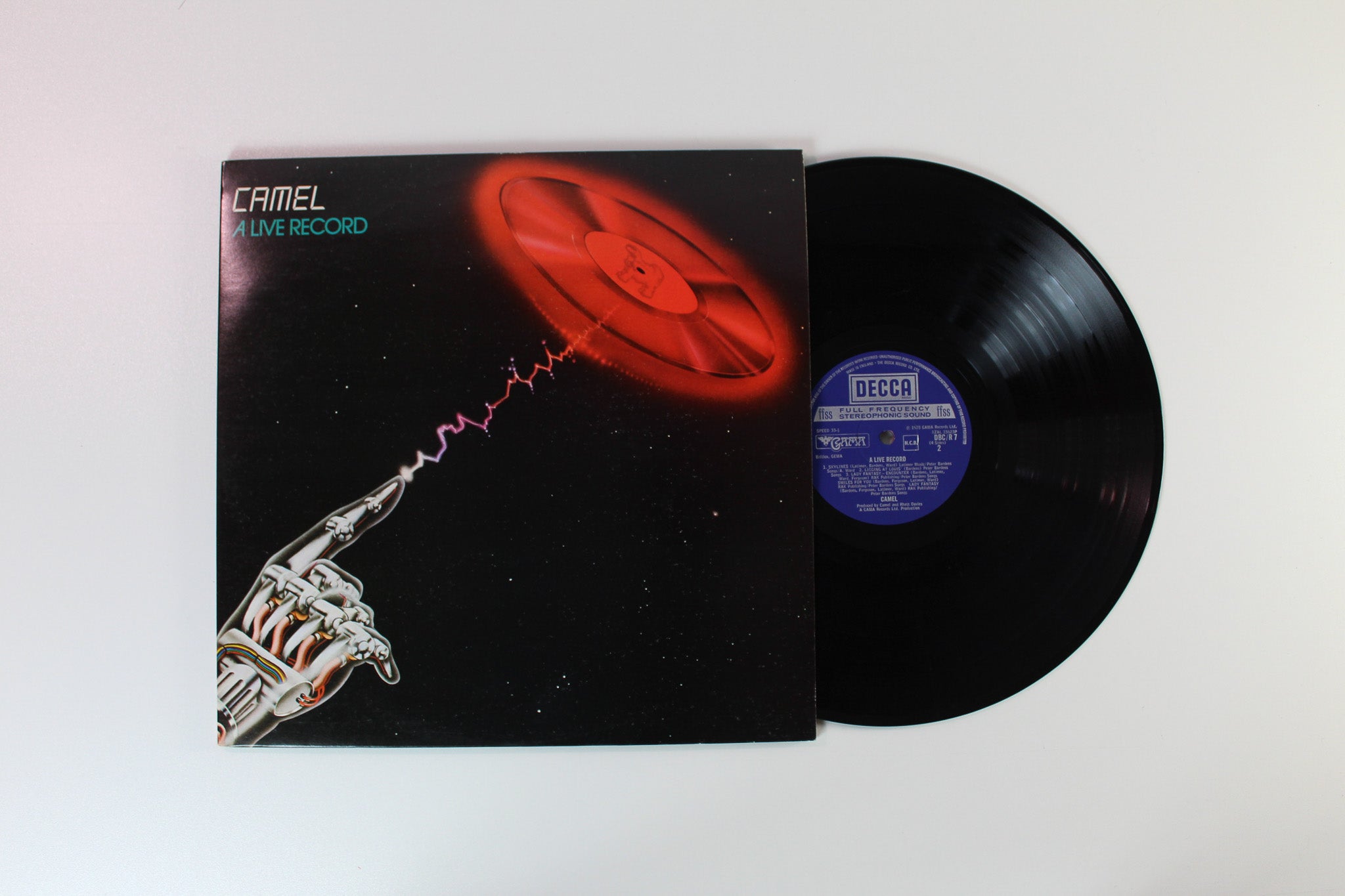 Camel - A Live Record on Decca UK Pressing