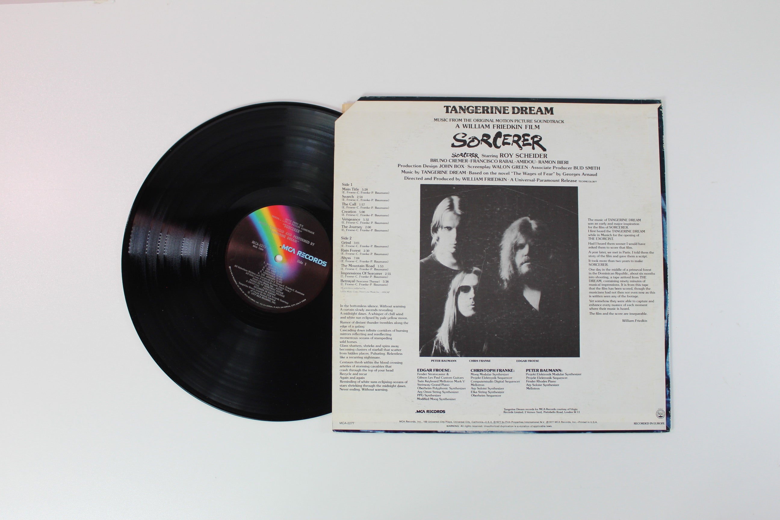 Tangerine Dream - Music From The Original Motion Picture Soundtrack Sorcerer on MCA