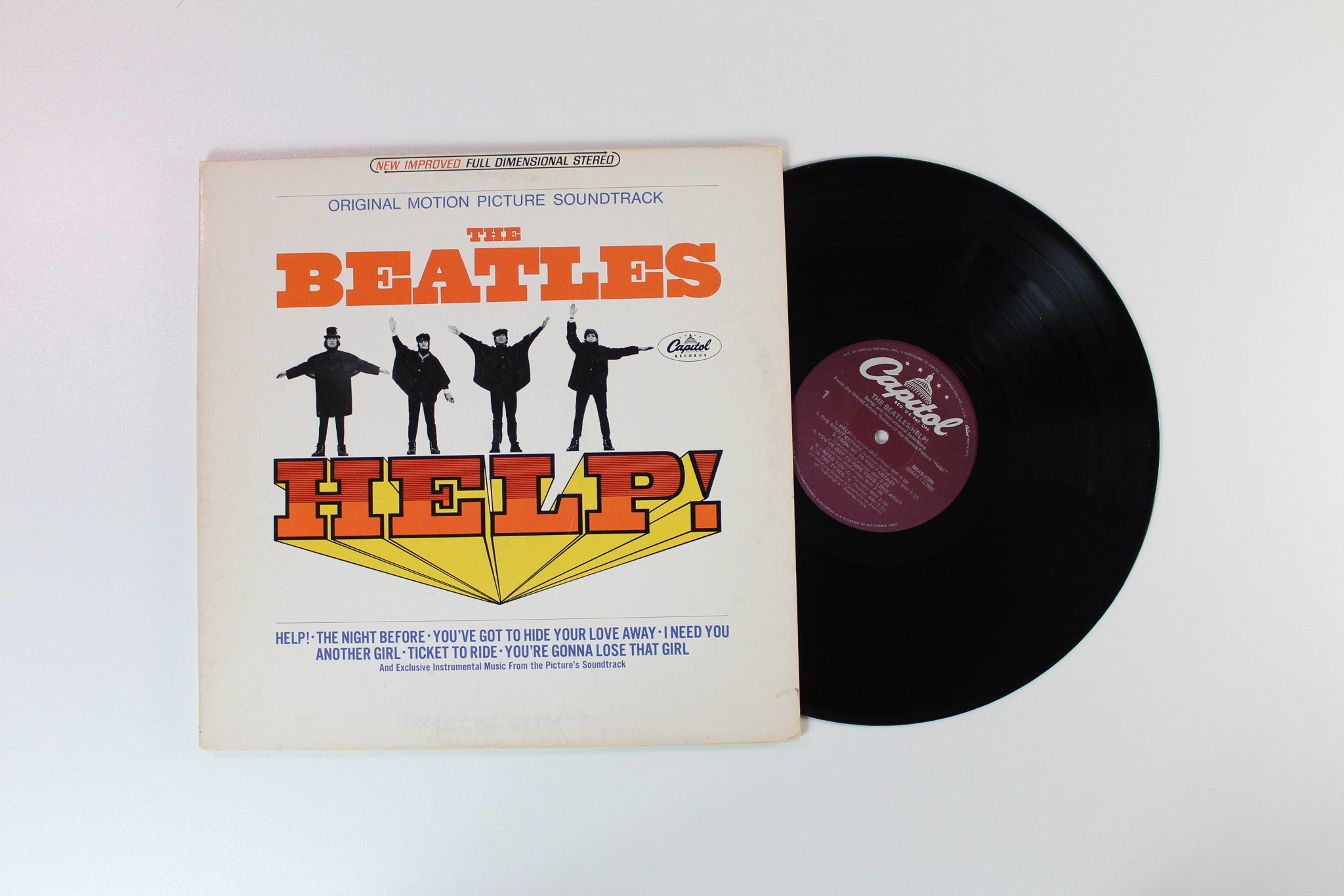 The Beatles - Help! (Original Motion Picture Soundtrack) on Capitol Purple Label Reissue