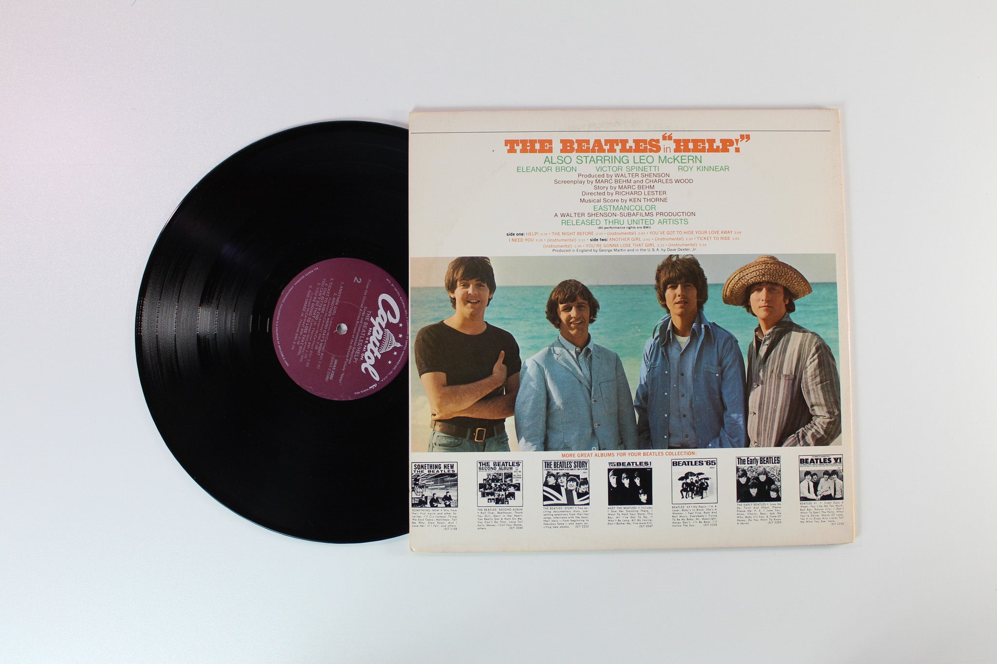 The Beatles - Help! (Original Motion Picture Soundtrack) on Capitol Purple Label Reissue
