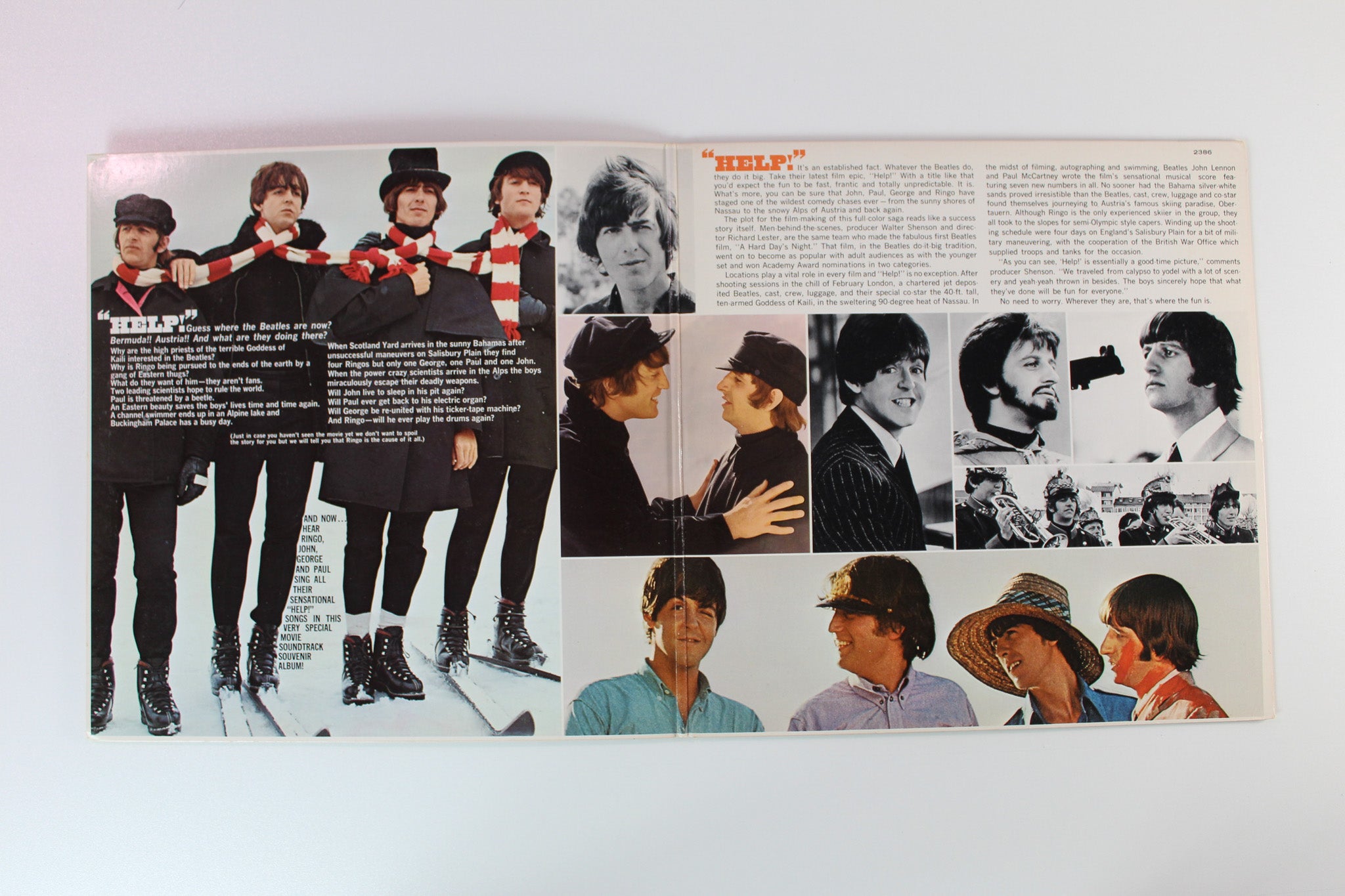 The Beatles - Help! (Original Motion Picture Soundtrack) on Capitol Purple Label Reissue