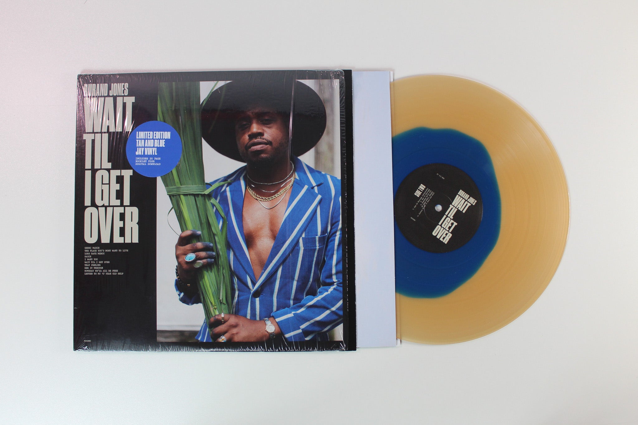 Durand Jones - Wait Til I Get Over on Dead Oceans Ltd Tan & Blue Jay Vinyl
