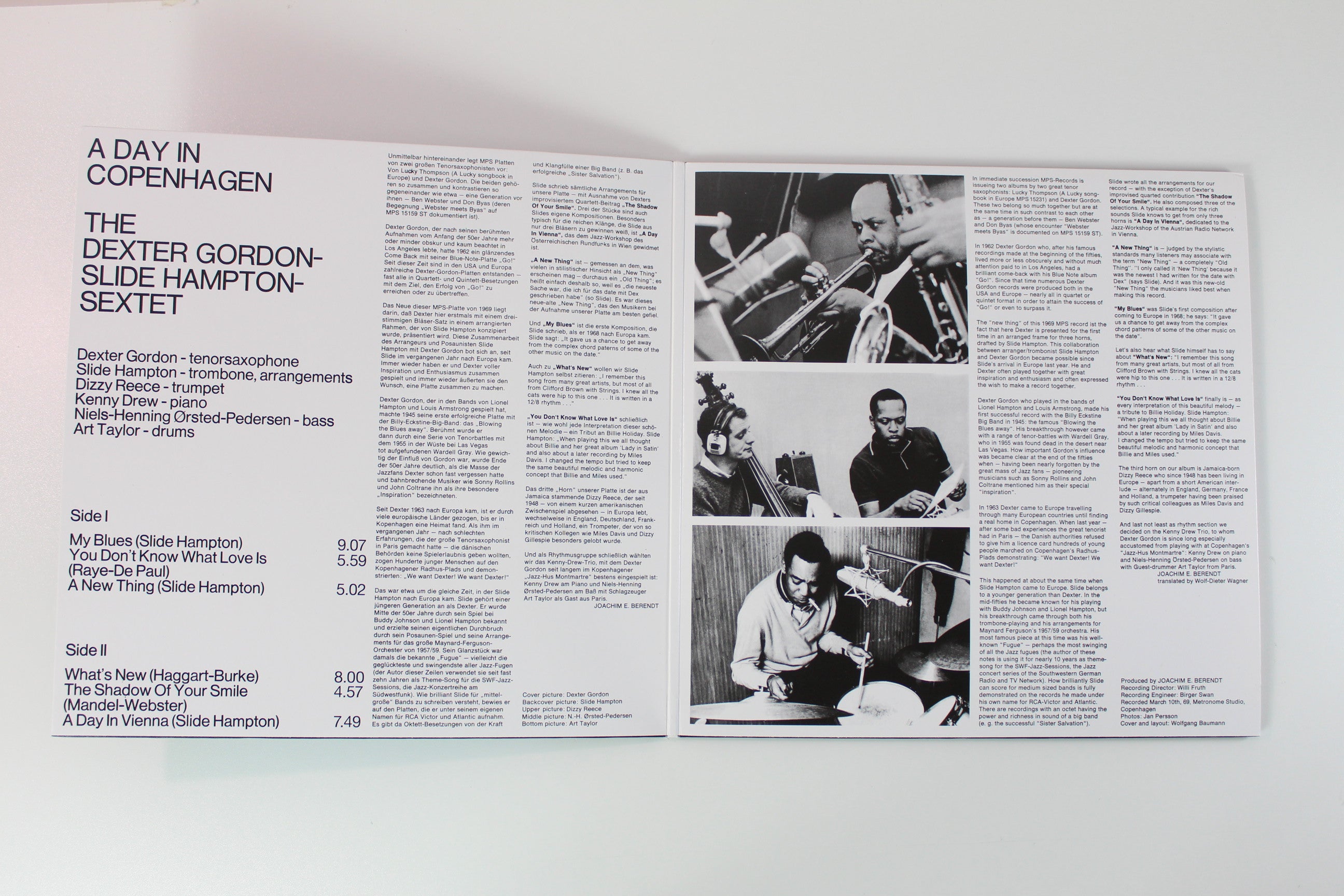 Dexter Gordon - A Day In Copenhagen on MPS Reissue