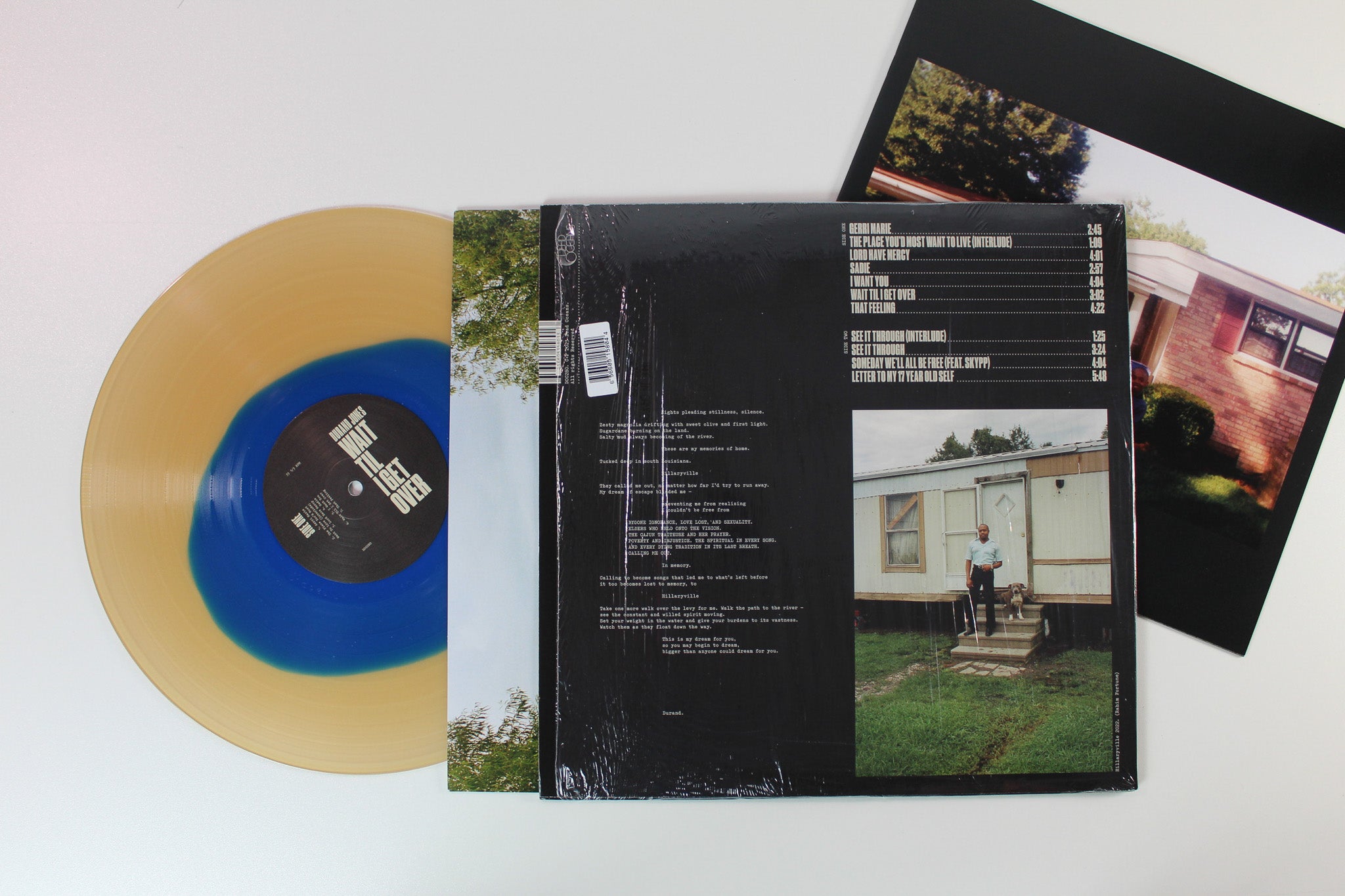 Durand Jones - Wait Til I Get Over on Dead Oceans Ltd Tan & Blue Jay Vinyl