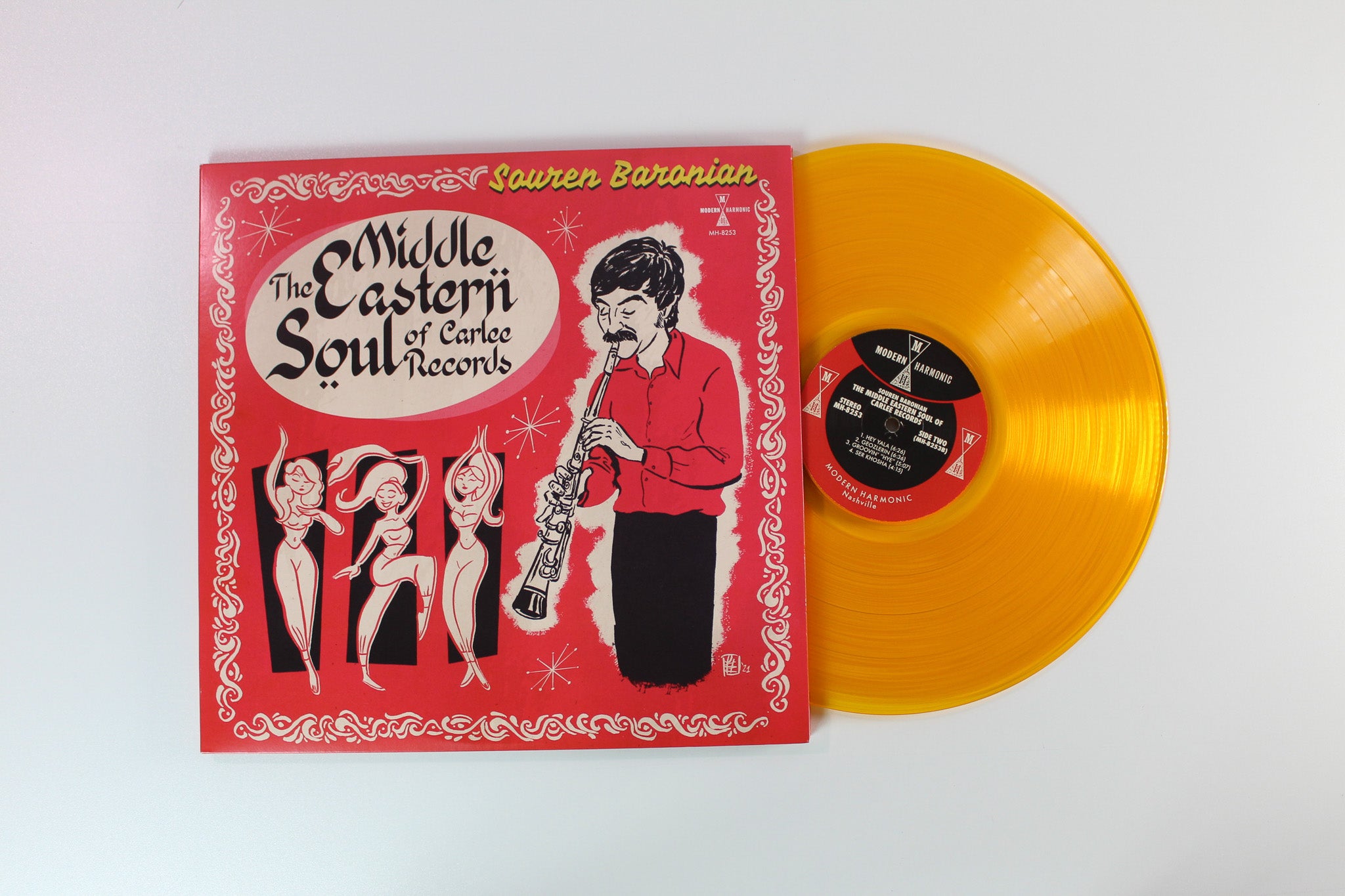 Souren Baronian - The Middle Eastern Soul Of Carlee Records on Modern Harmonic RSD 2022 Gold Vinyl Reissue