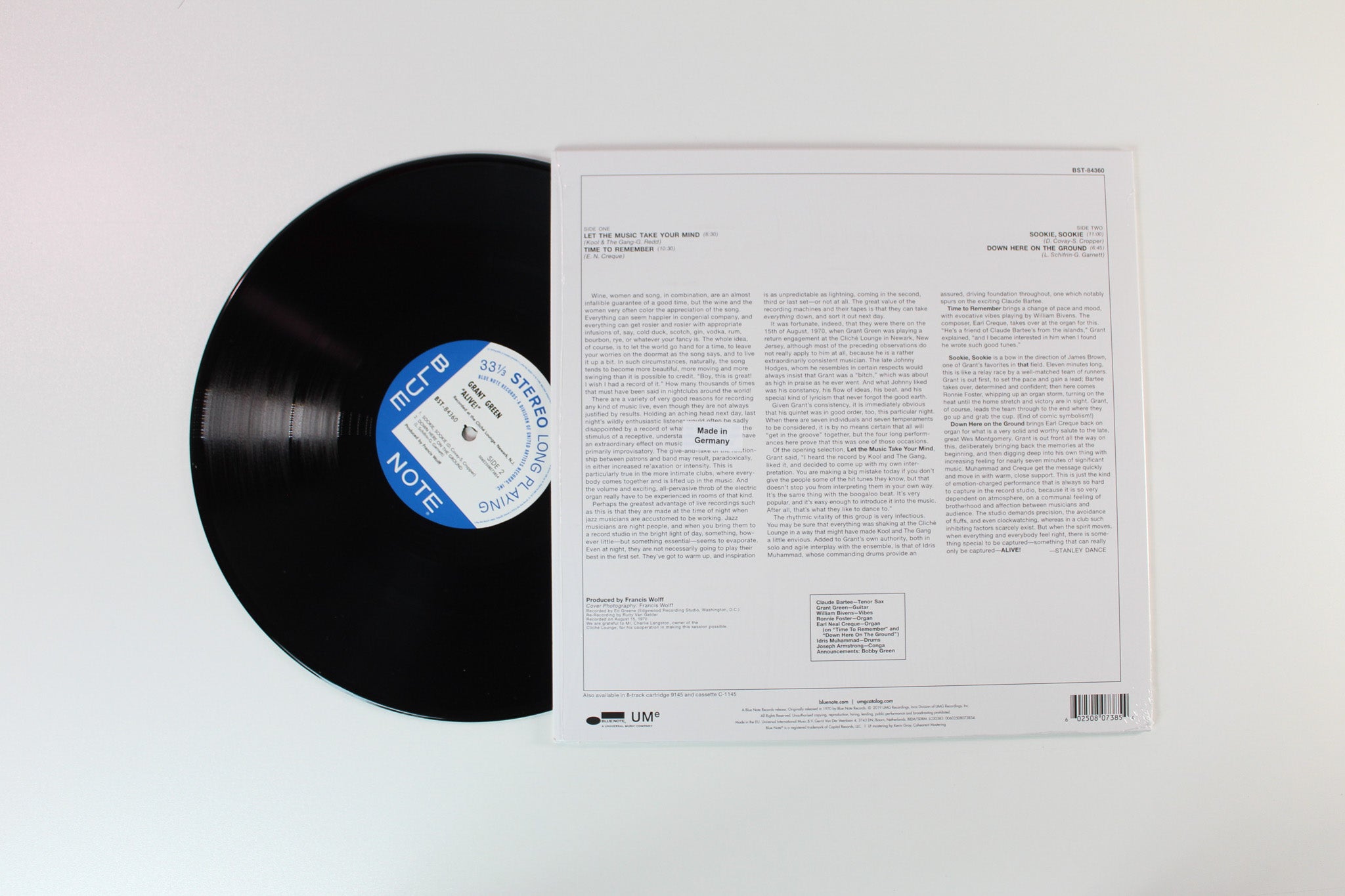 Grant Green - Alive! on Blue Note 180 Gram Reissue