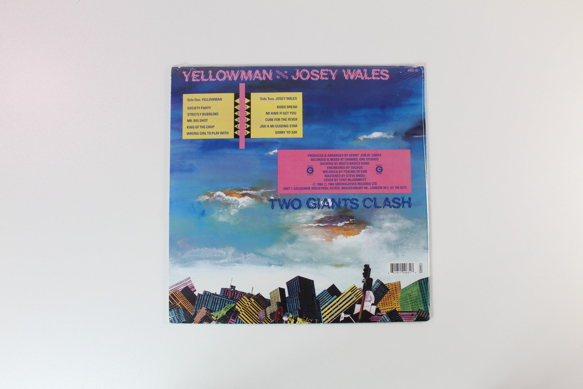 Yellowman Versus Josey Wales - Two Giants Clash on Greensleeves Reissue Sealed