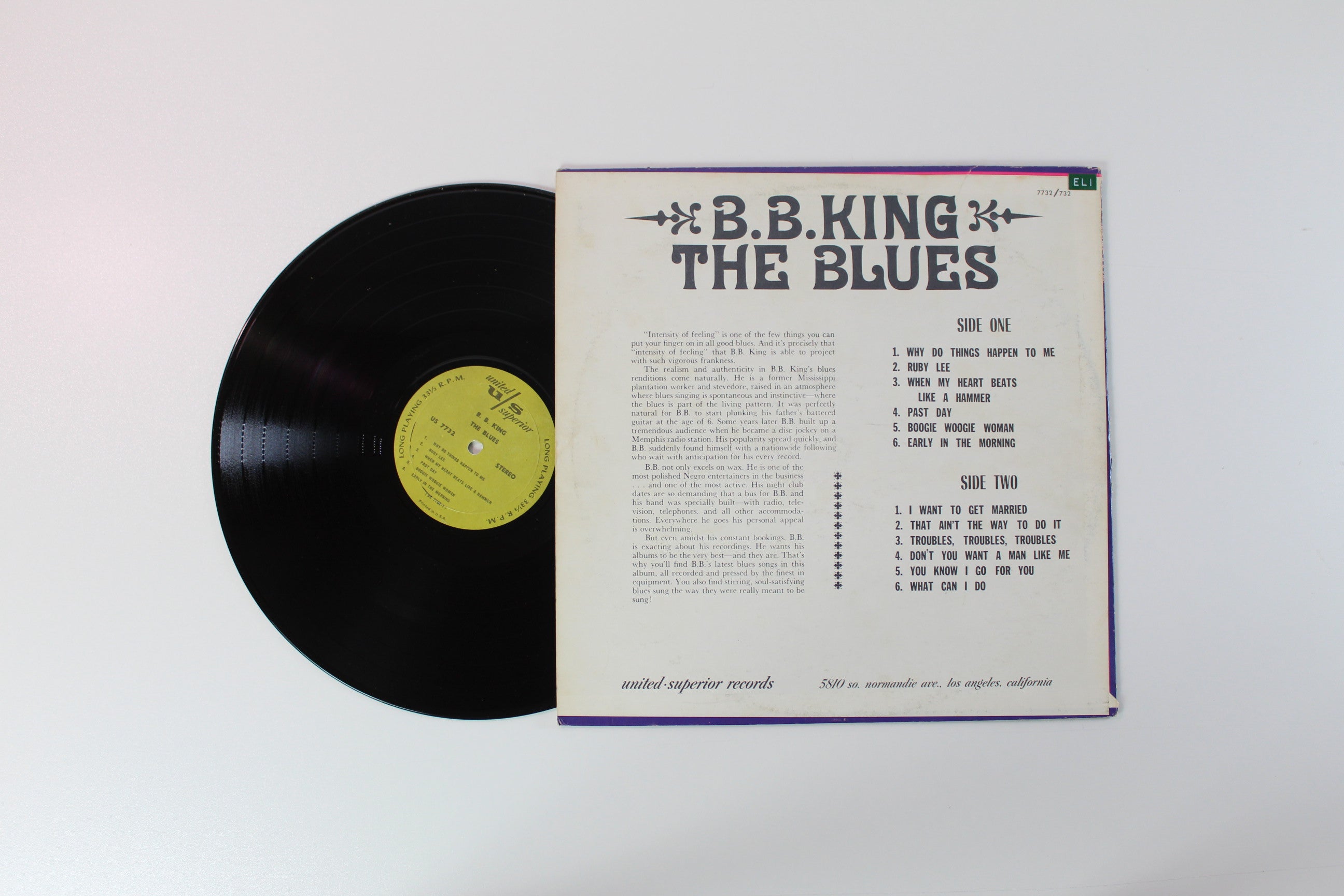 B.B. King - The Blues on United Superior Reissue