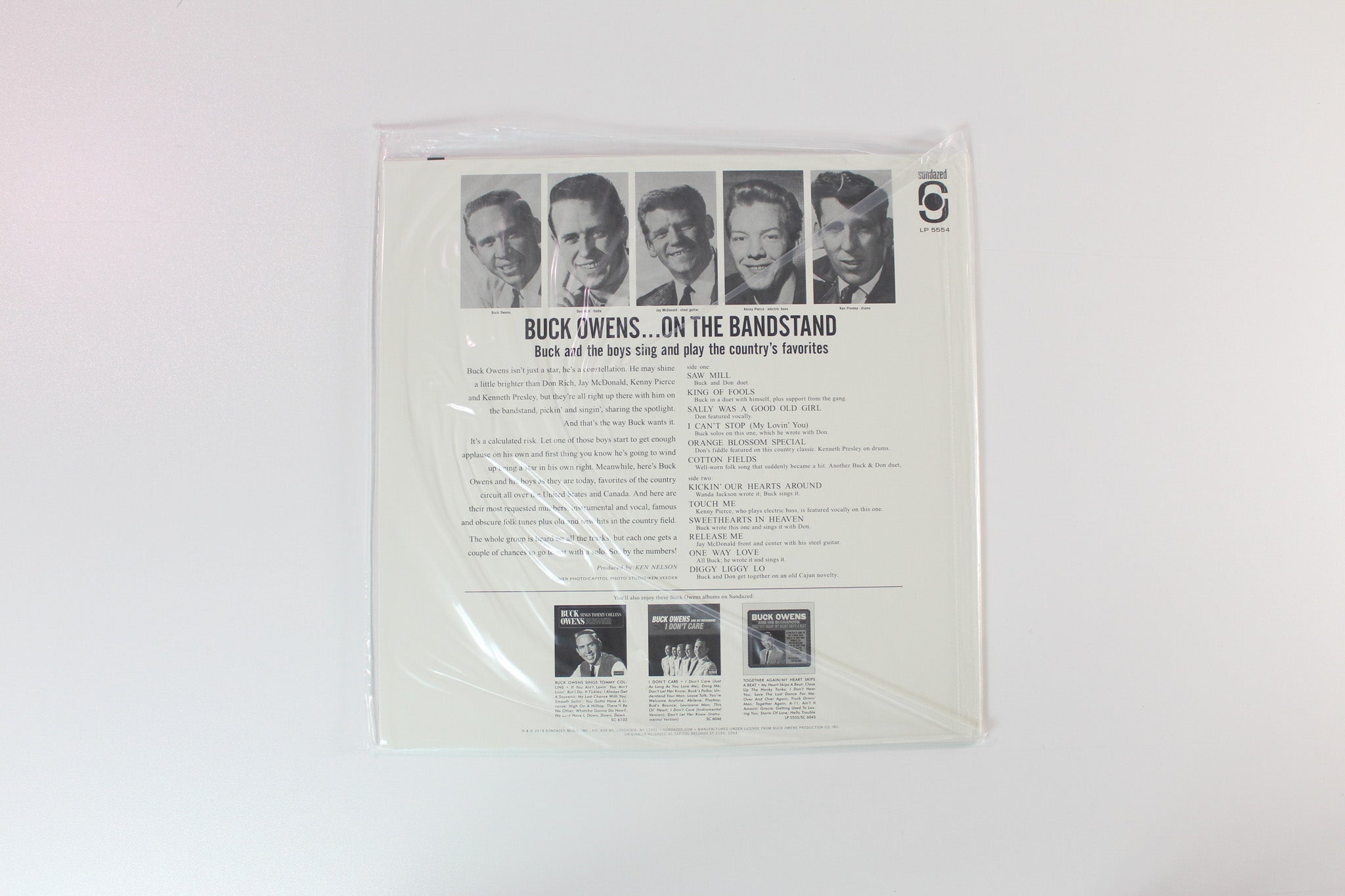 Buck Owens - On The Bandstand on Sundazed Gold Vinyl Reissue Sealed