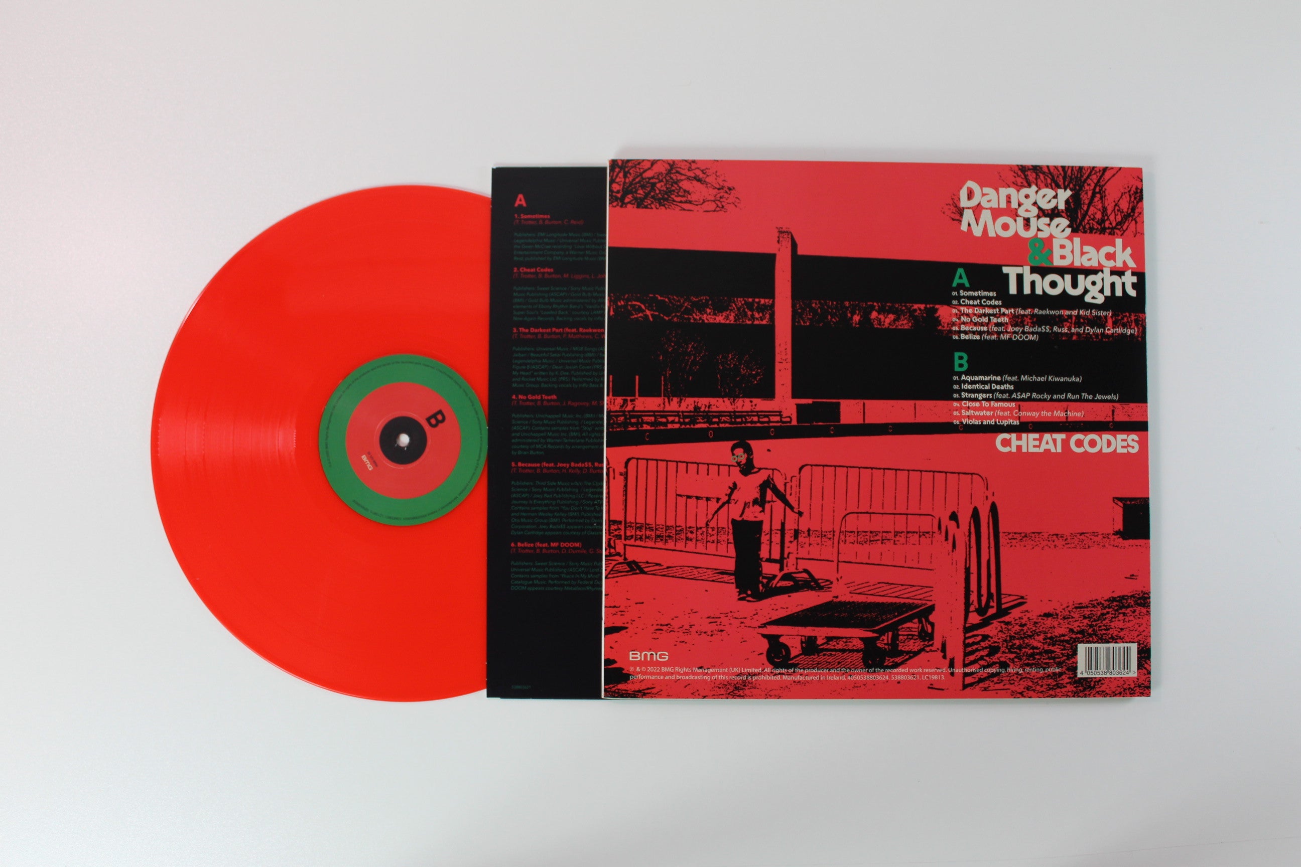 Danger Mouse - Cheat Codes on BMG Ltd Red Vinyl