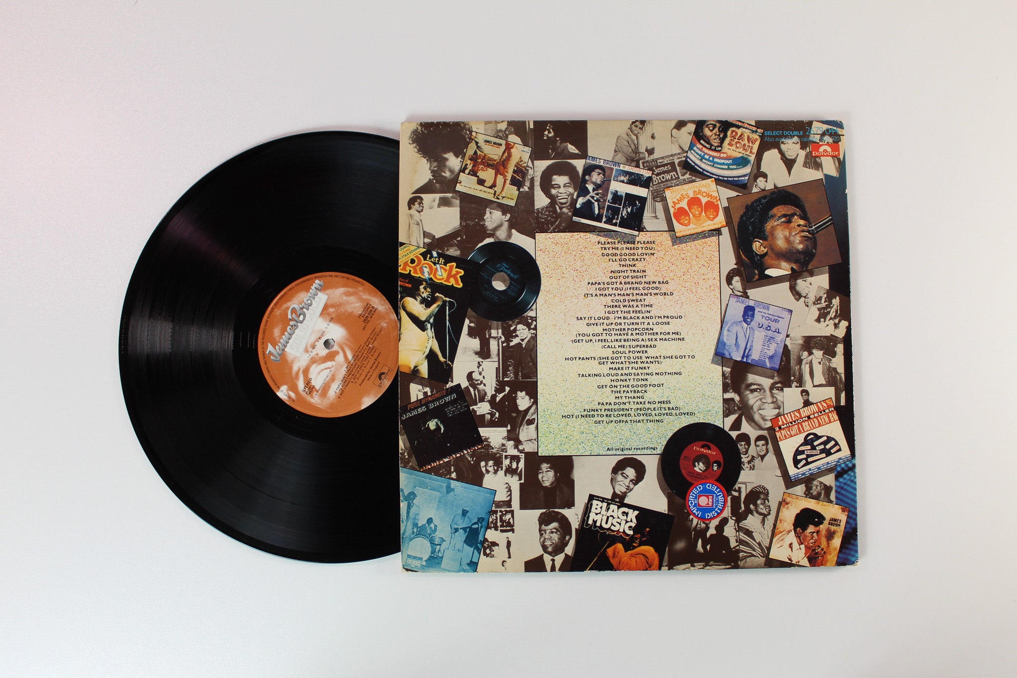 James Brown - Solid Gold (30 Golden Hits 21 Golden Years) on Polydor UK Pressing
